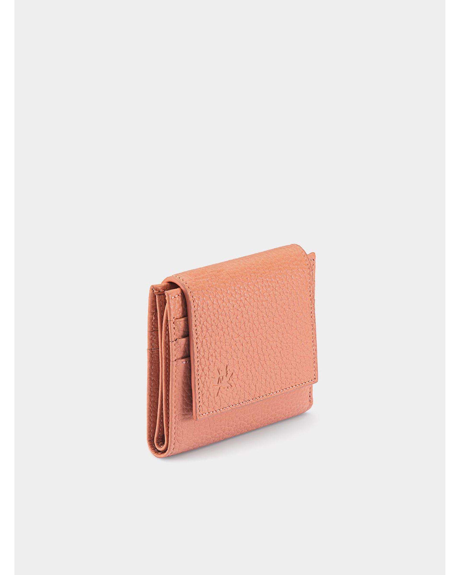 کیف پول چرم پنککی نوین چرم Novin Leather مدل رناتا PW3182