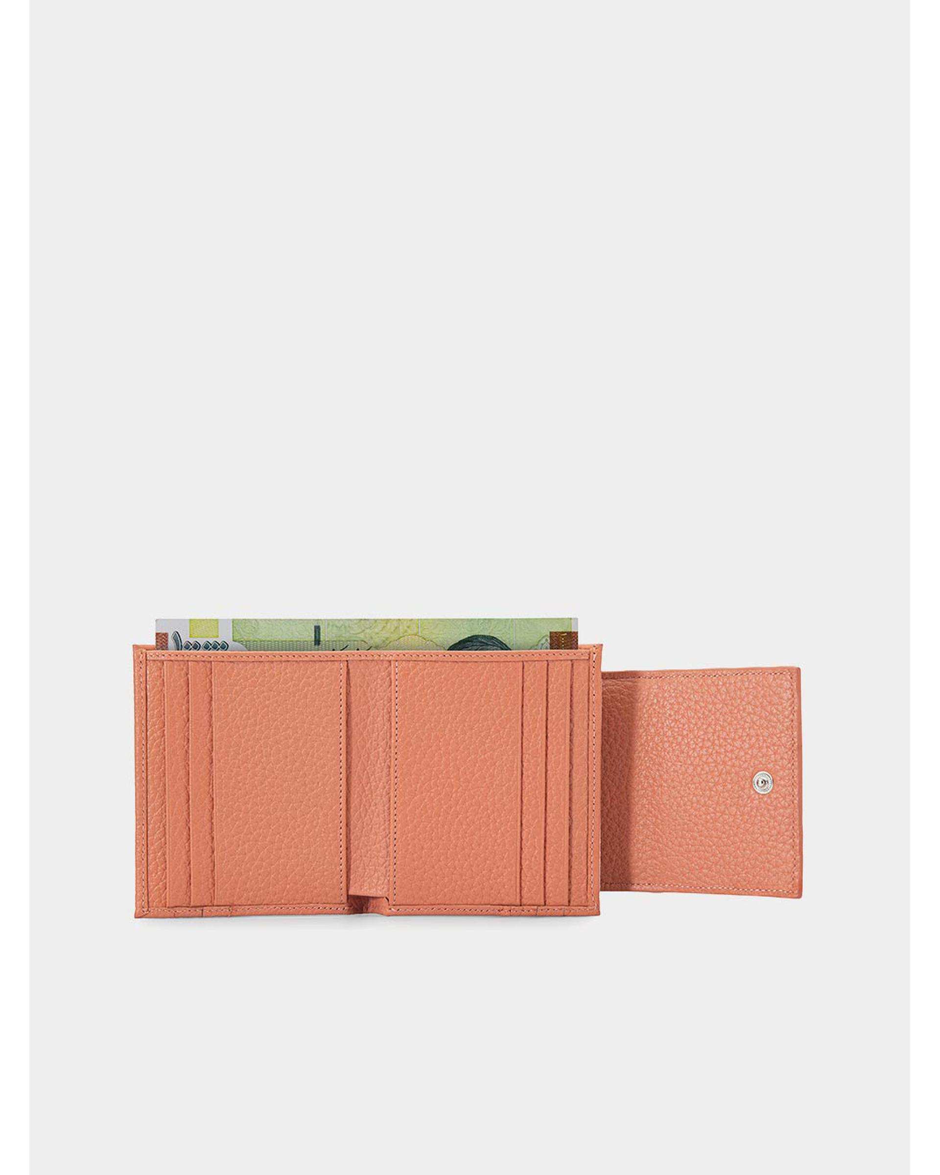 کیف پول چرم پنککی نوین چرم Novin Leather مدل رناتا PW3182