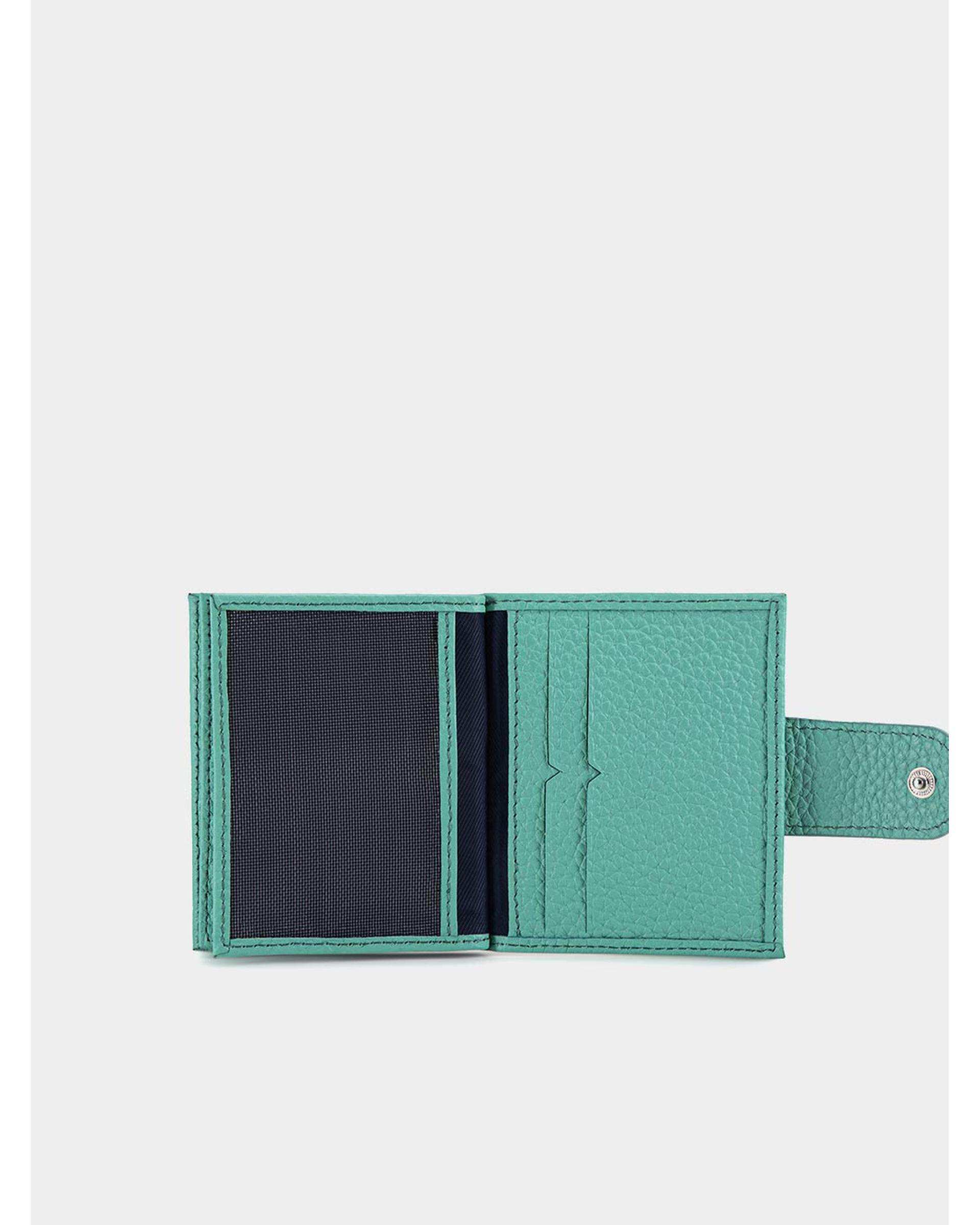 جاکارتی چرم سبز پاستیلی نوین چرم Novin Leather مدل برنا BCC0292