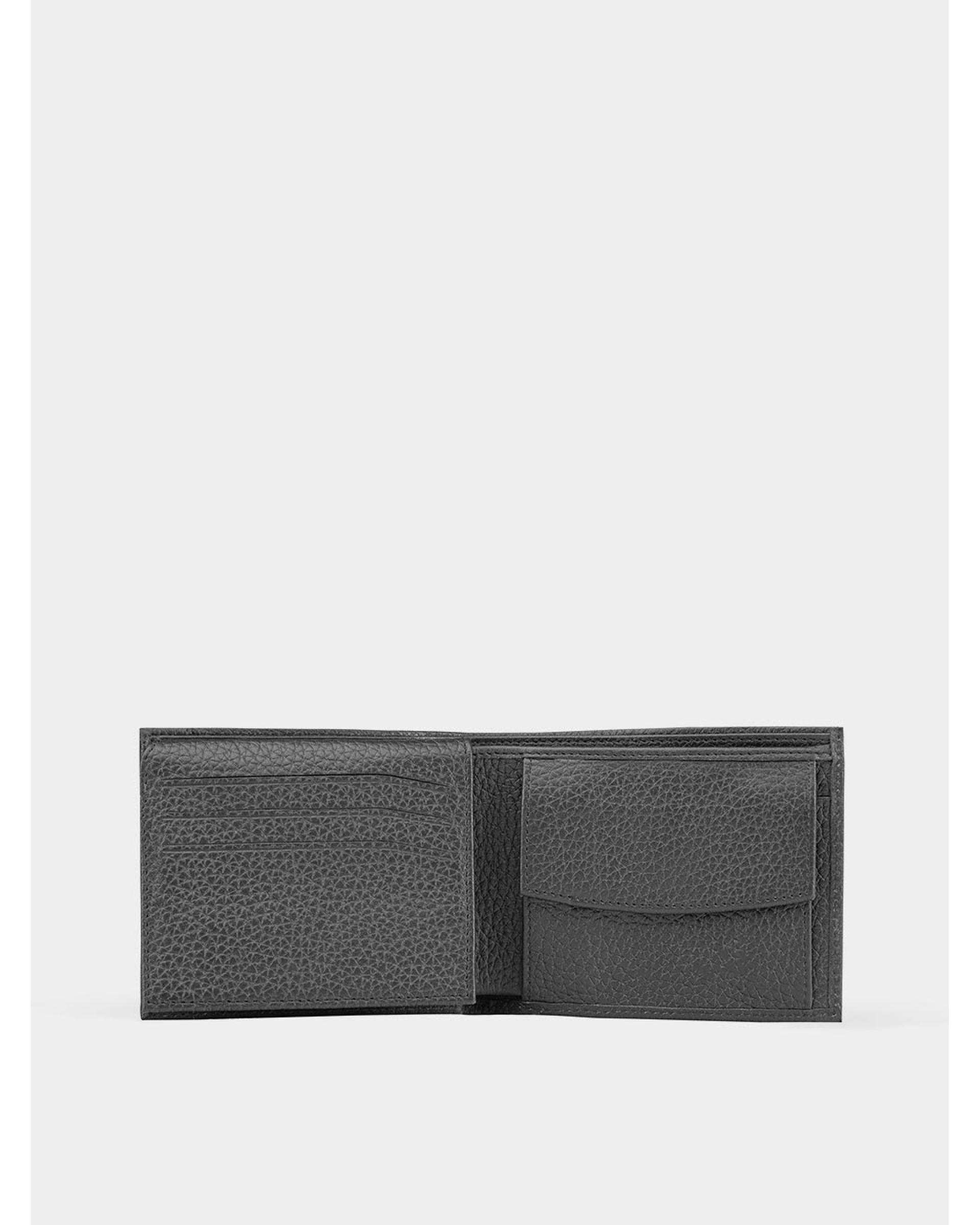کیف پول جیبی چرم مشکی نوین چرم Novin Leather مدل ولگا PE2663