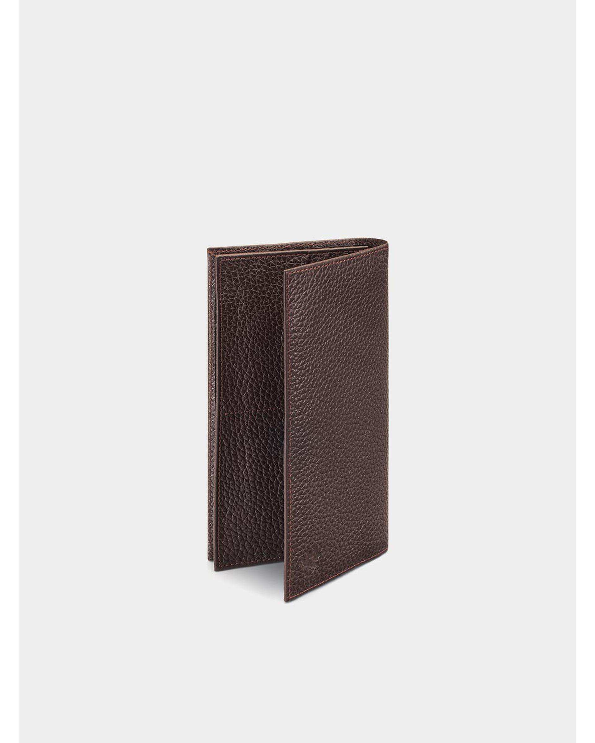 کیف پول کتی چرم قهوه ای نوین چرم Novin Leather مدل نویان WT2147
