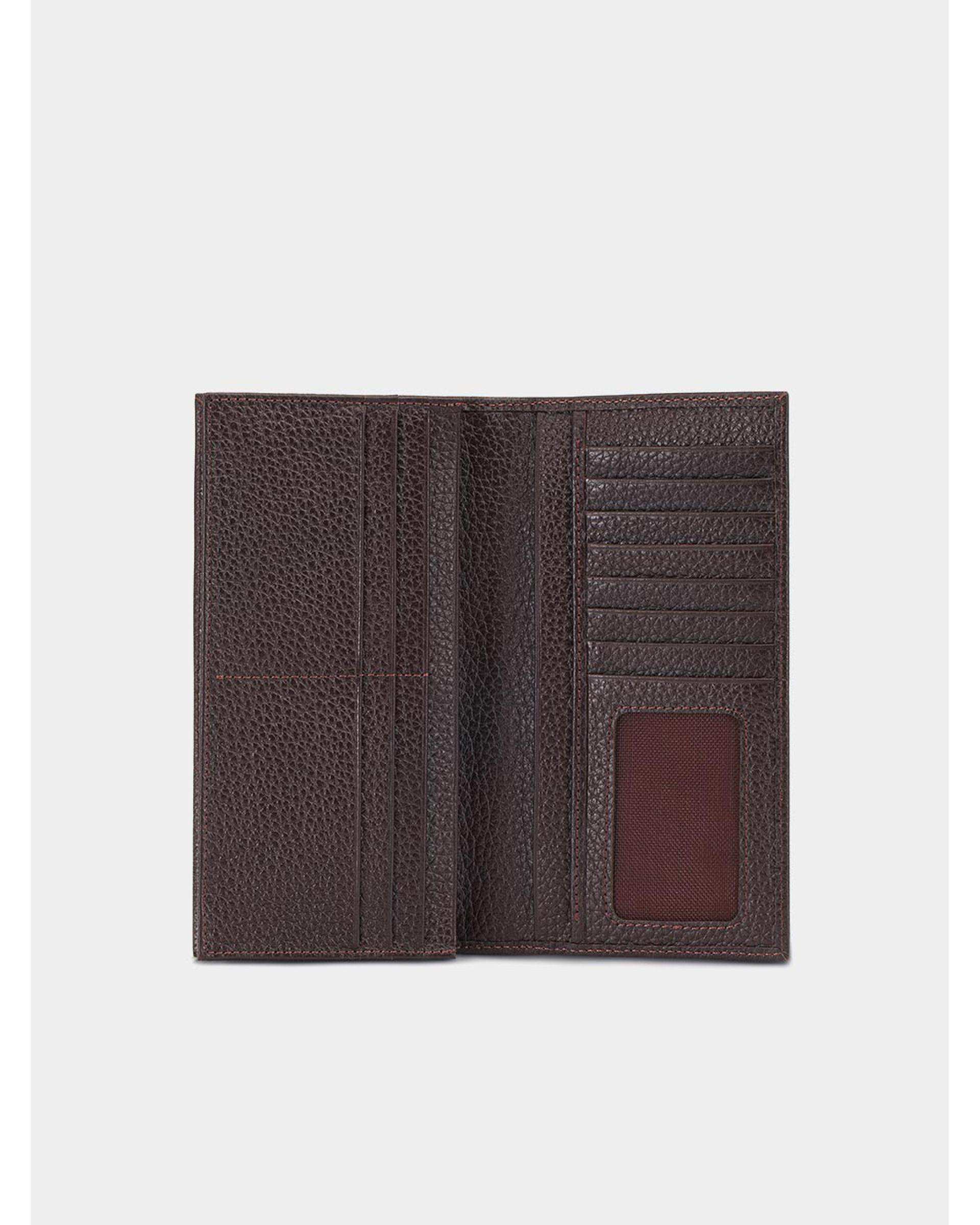 کیف پول کتی چرم قهوه ای نوین چرم Novin Leather مدل نویان WT2147