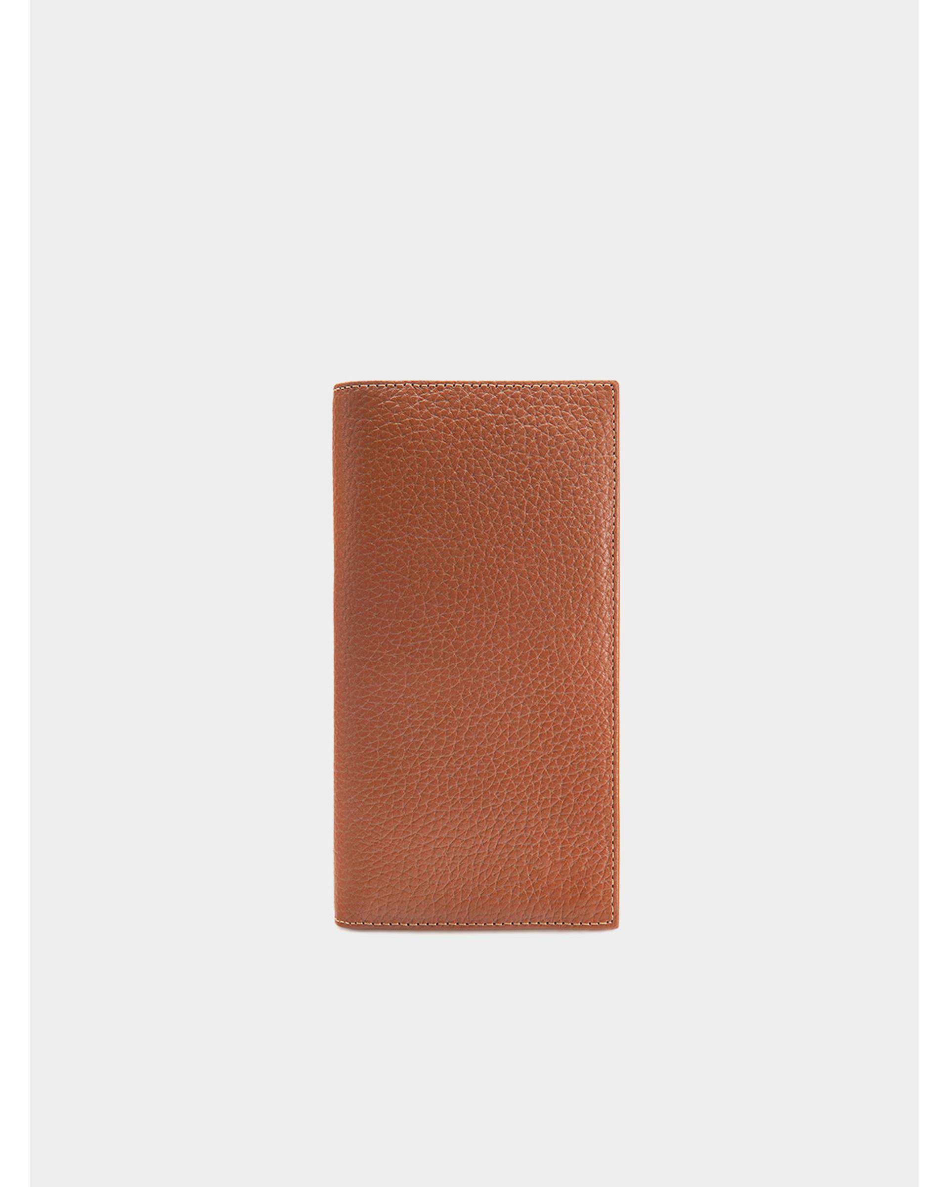 کیف پول کتی چرم عسلی نوین چرم Novin Leather مدل نویان WT2147