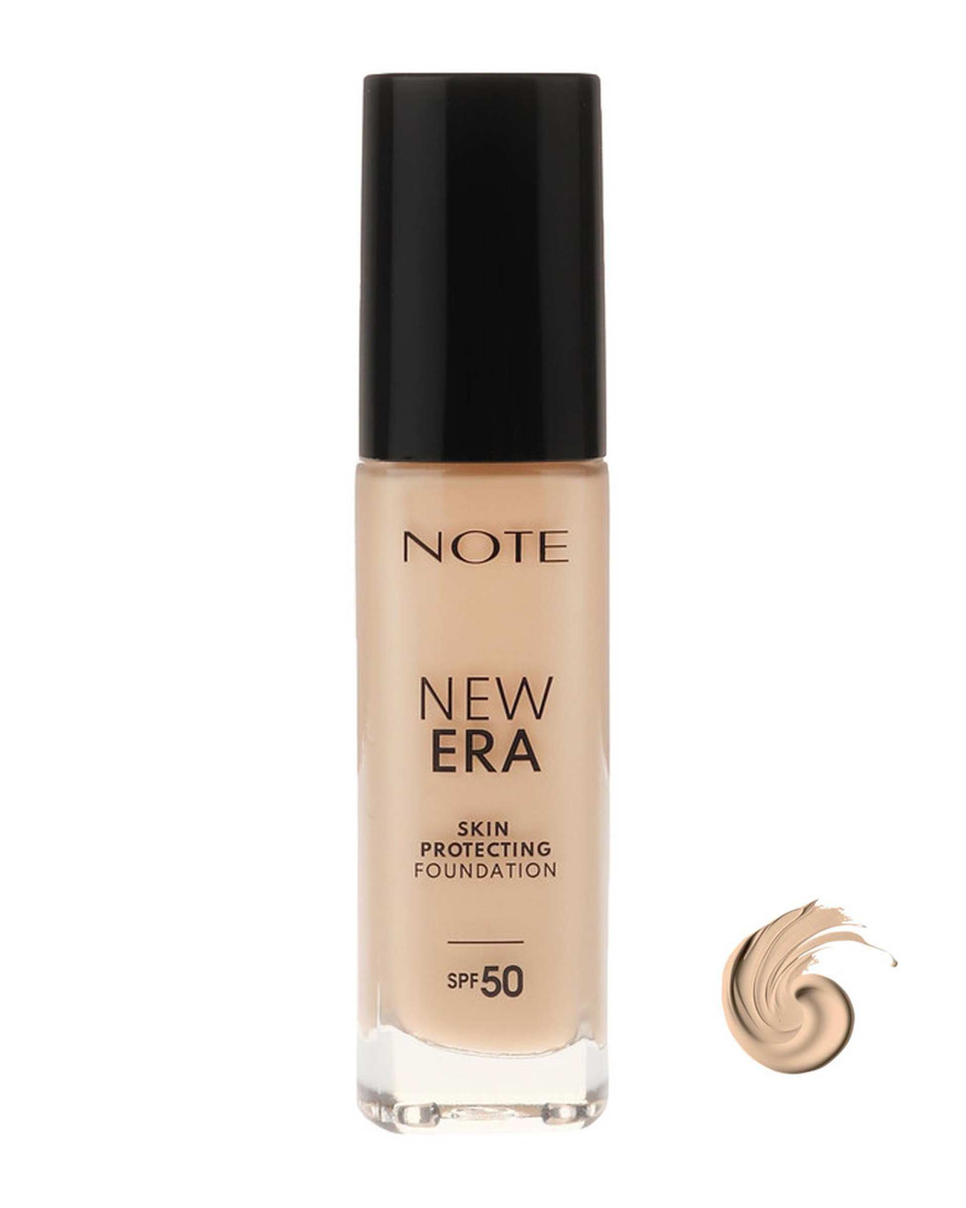 کرم پودر SPF50 نوت Note مدل New Era مناسب برای انواع پوست شماره 130 حجم 30ml
