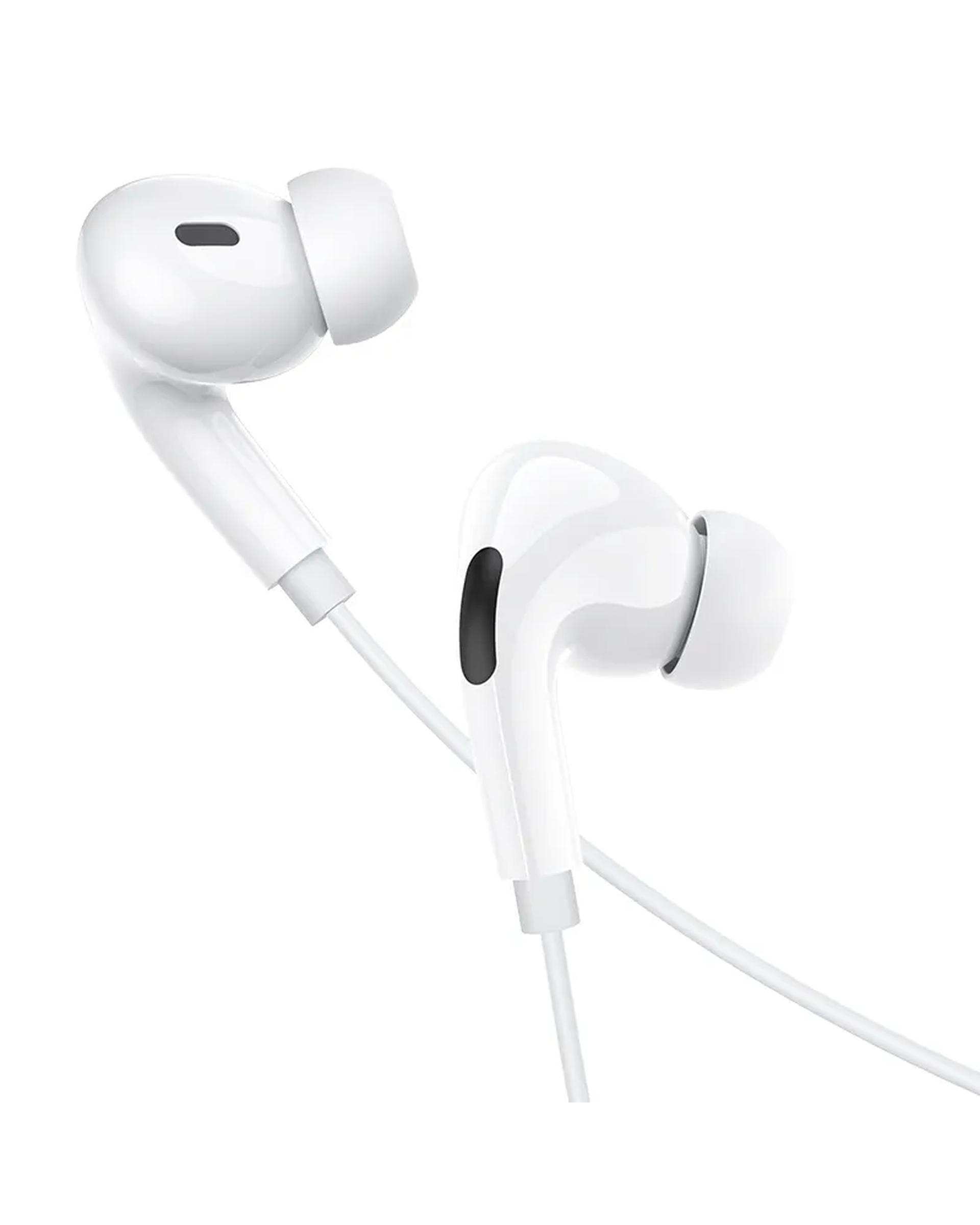 هندزفری سیمی سفید هوکو Hoco مدل M83 TYPE-C