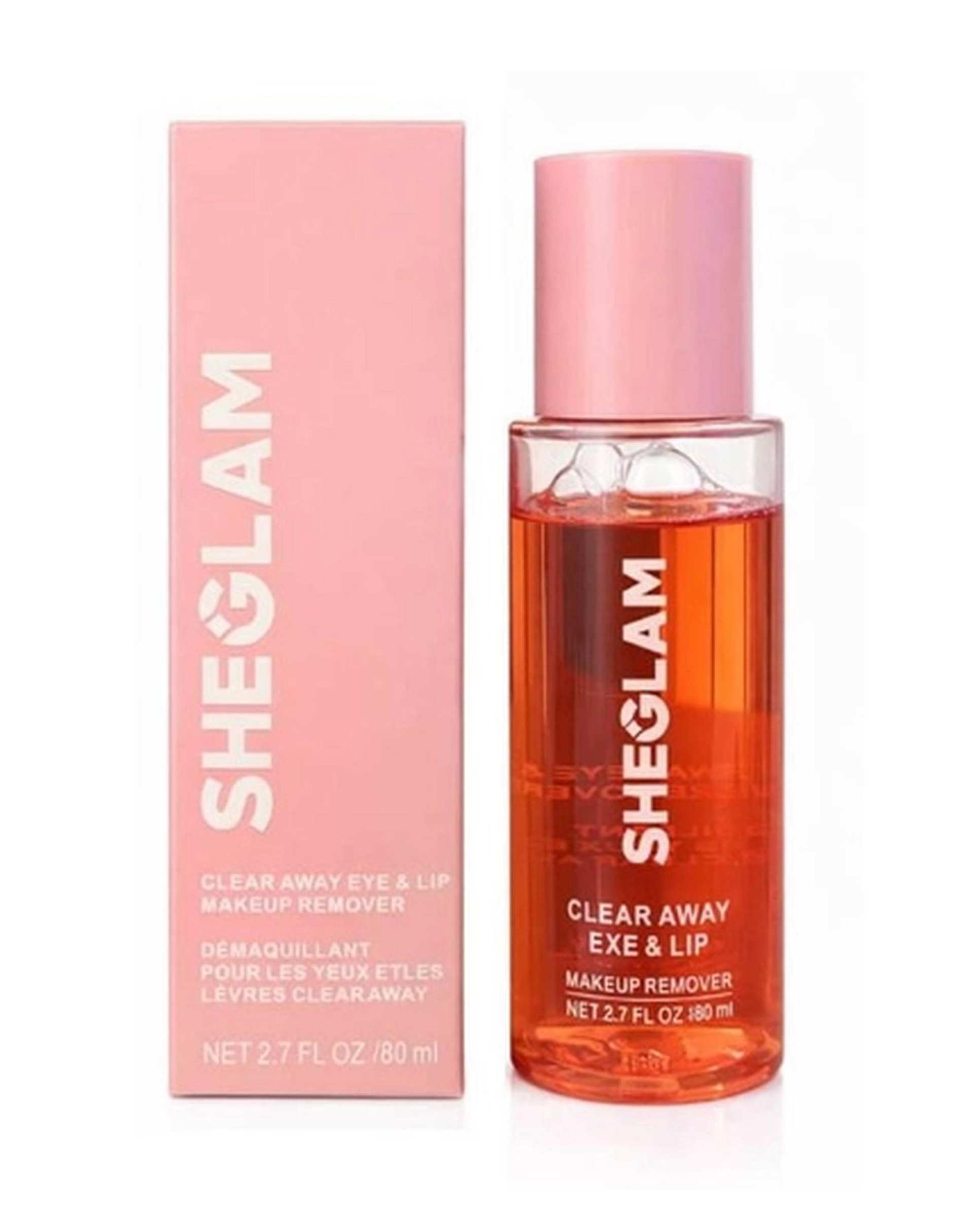 پاک کننده دو فاز آرایش چشم و صورت و لب شیگلم Sheglam مدل Clear Away حجم 80ml