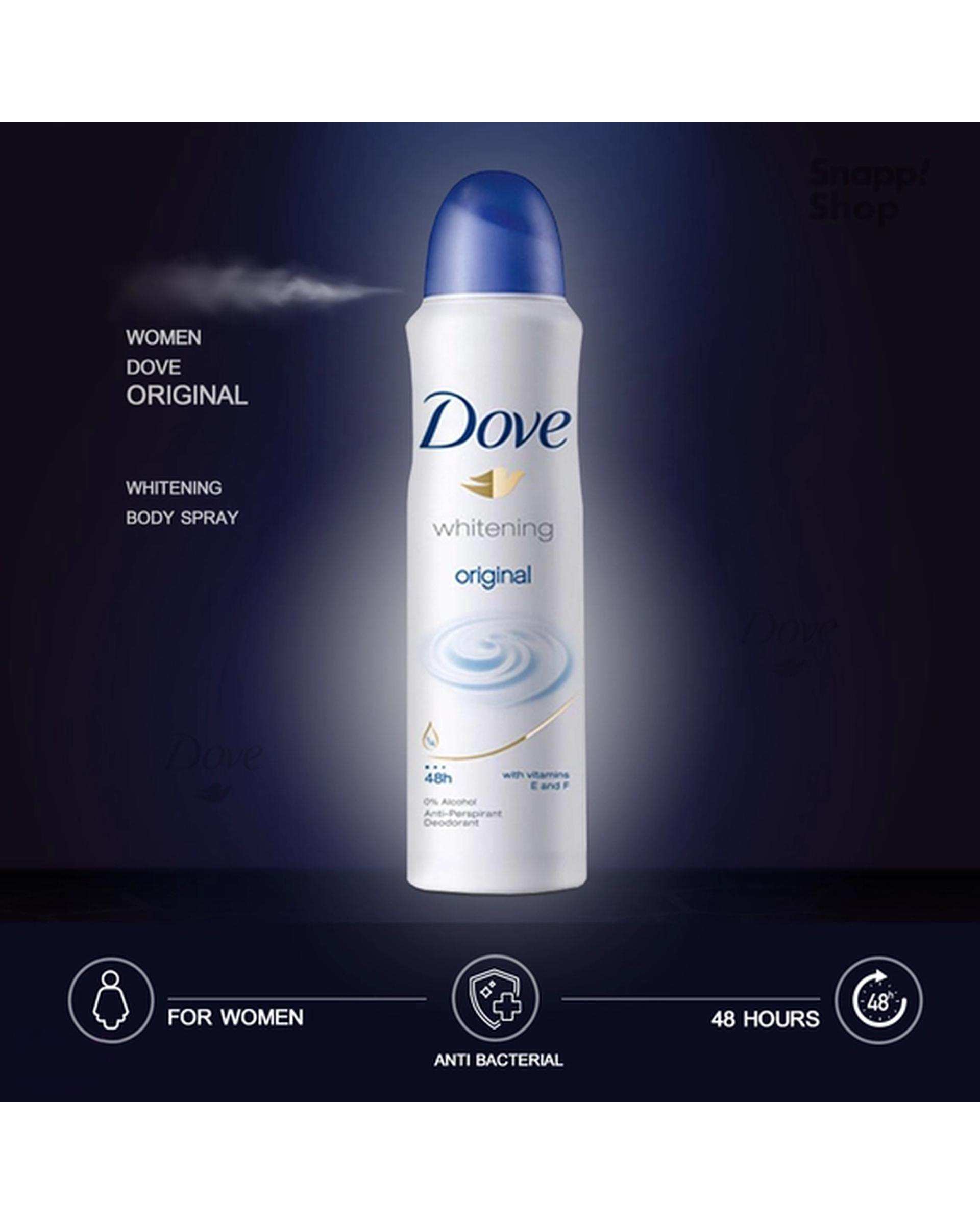 اسپری ضد تعریق 48 ساعته زنانه داو Dove مدل Original حجم 150ml