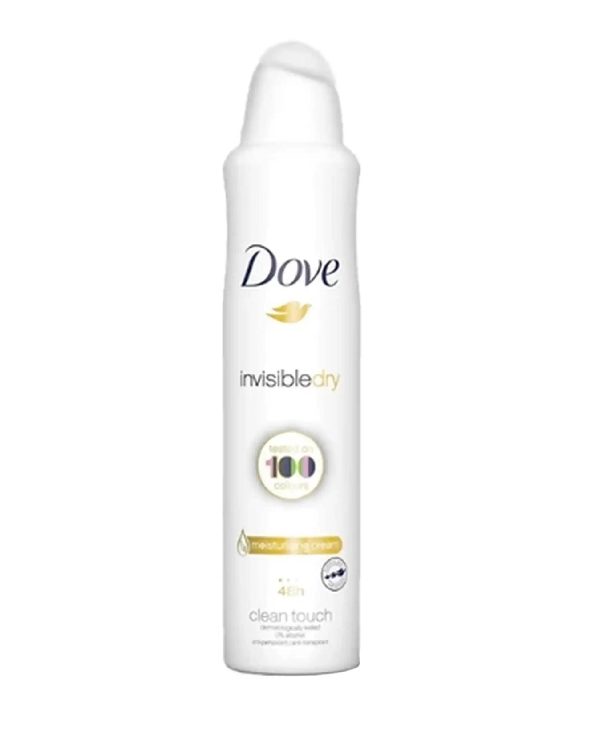 اسپری ضد تعریق 48 ساعته زنانه داو Dove مدل Invisible Dry New100 حجم 250ml