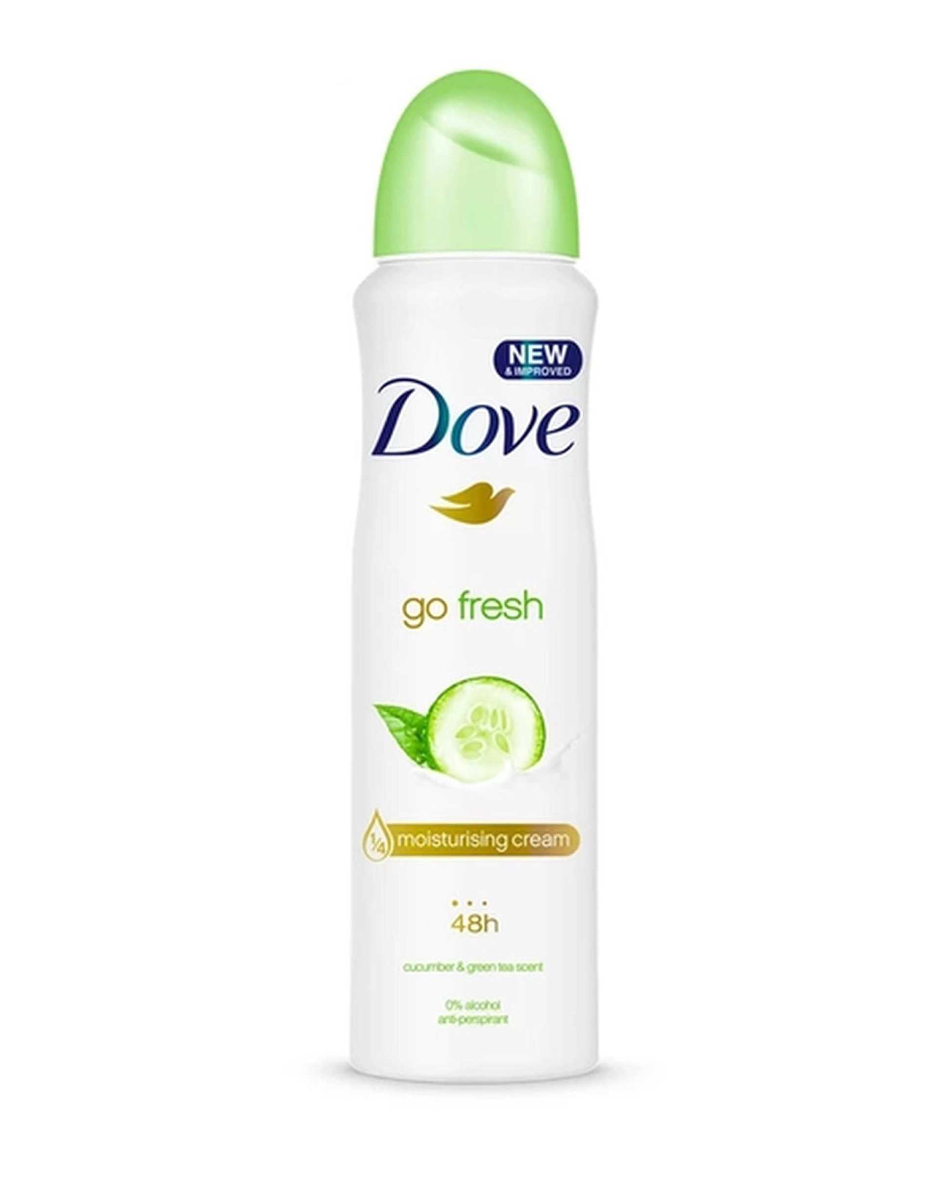 اسپری ضد تعریق 48 ساعته زنانه داو Dove مدل Go fresh حجم 250ml