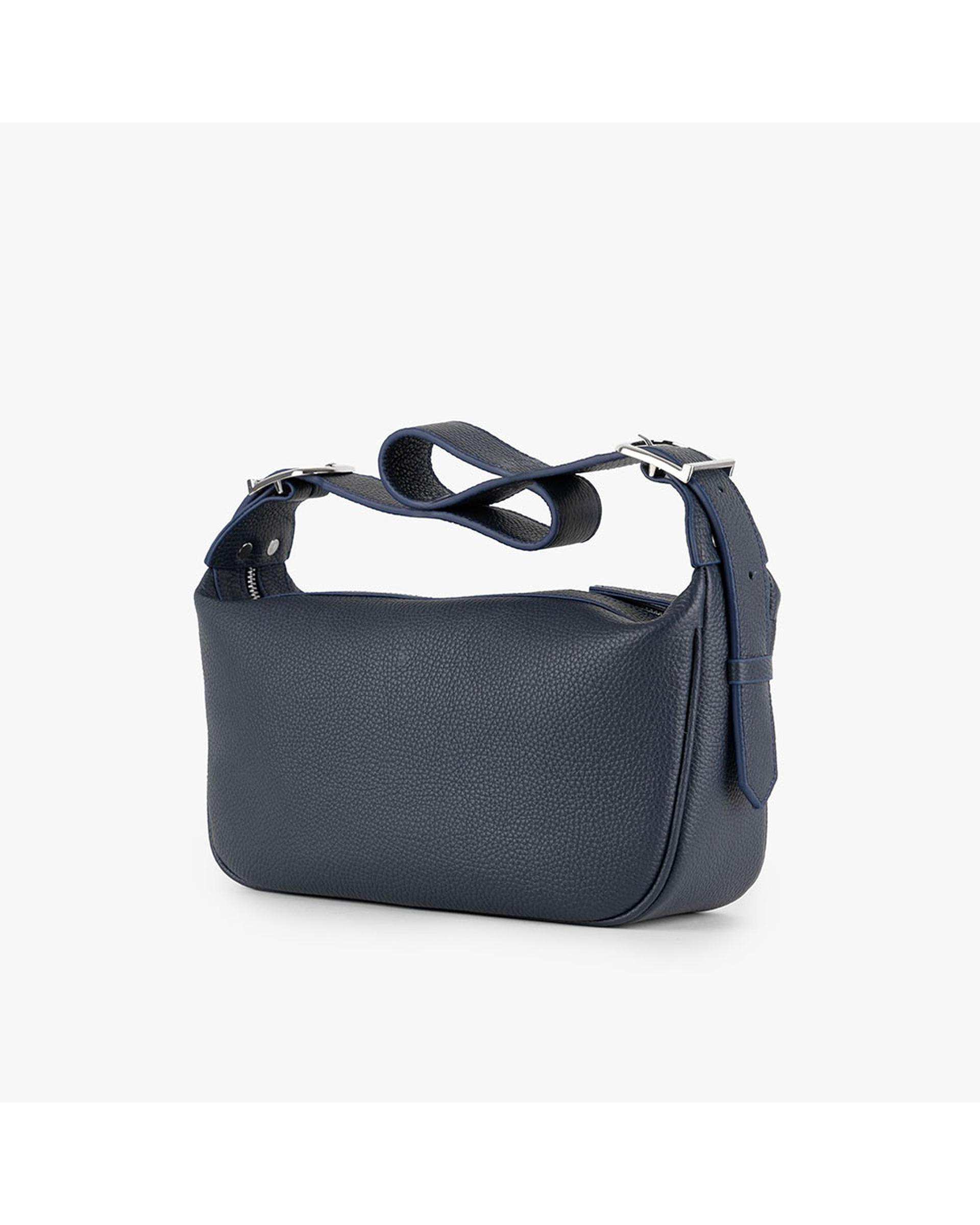 کیف چرم زنانه سرمه ای برتونیکس Berttonix کد 4048-697