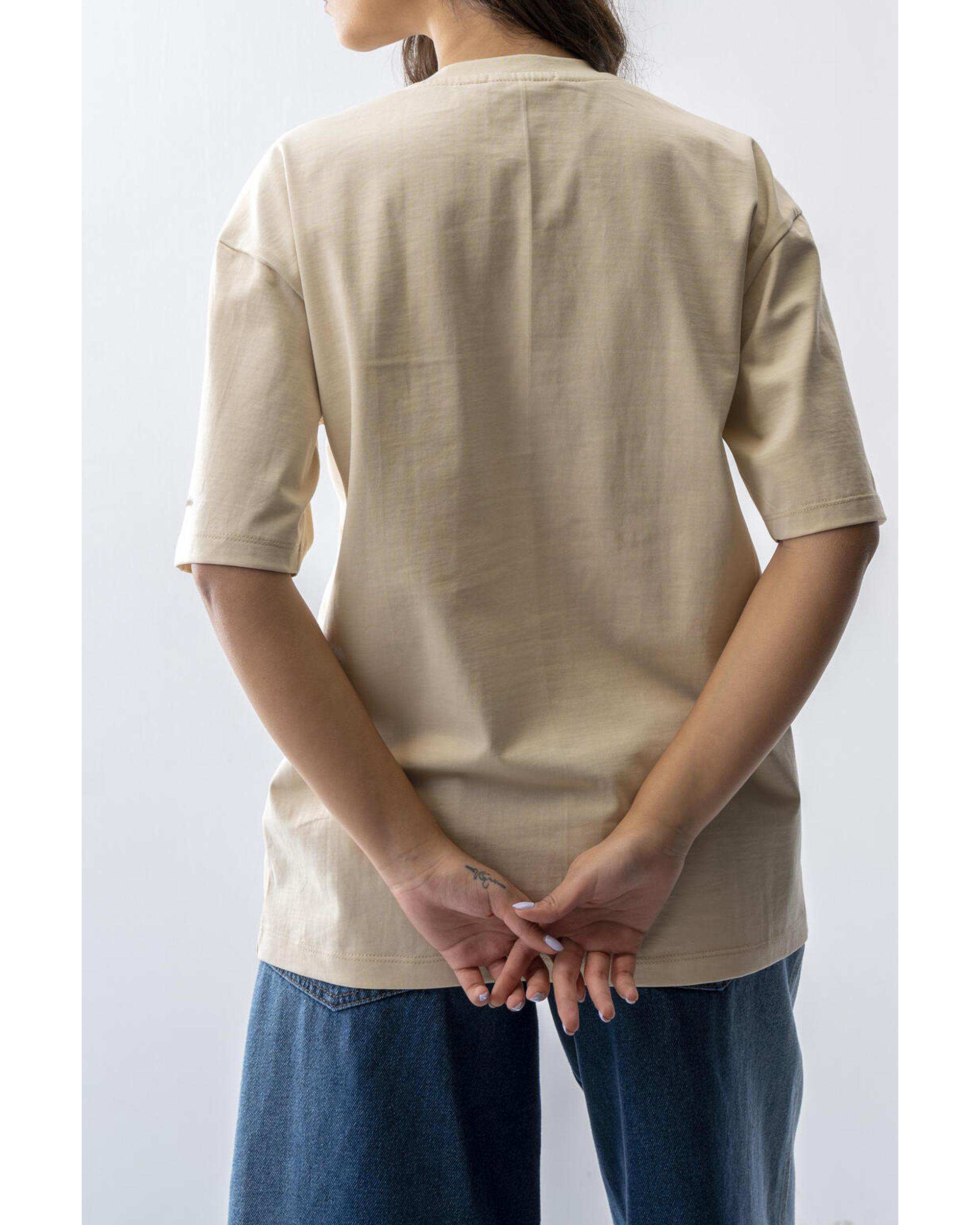 تیشرت زنانه لانگ کرم آر ان اس RNS کد 11022744
