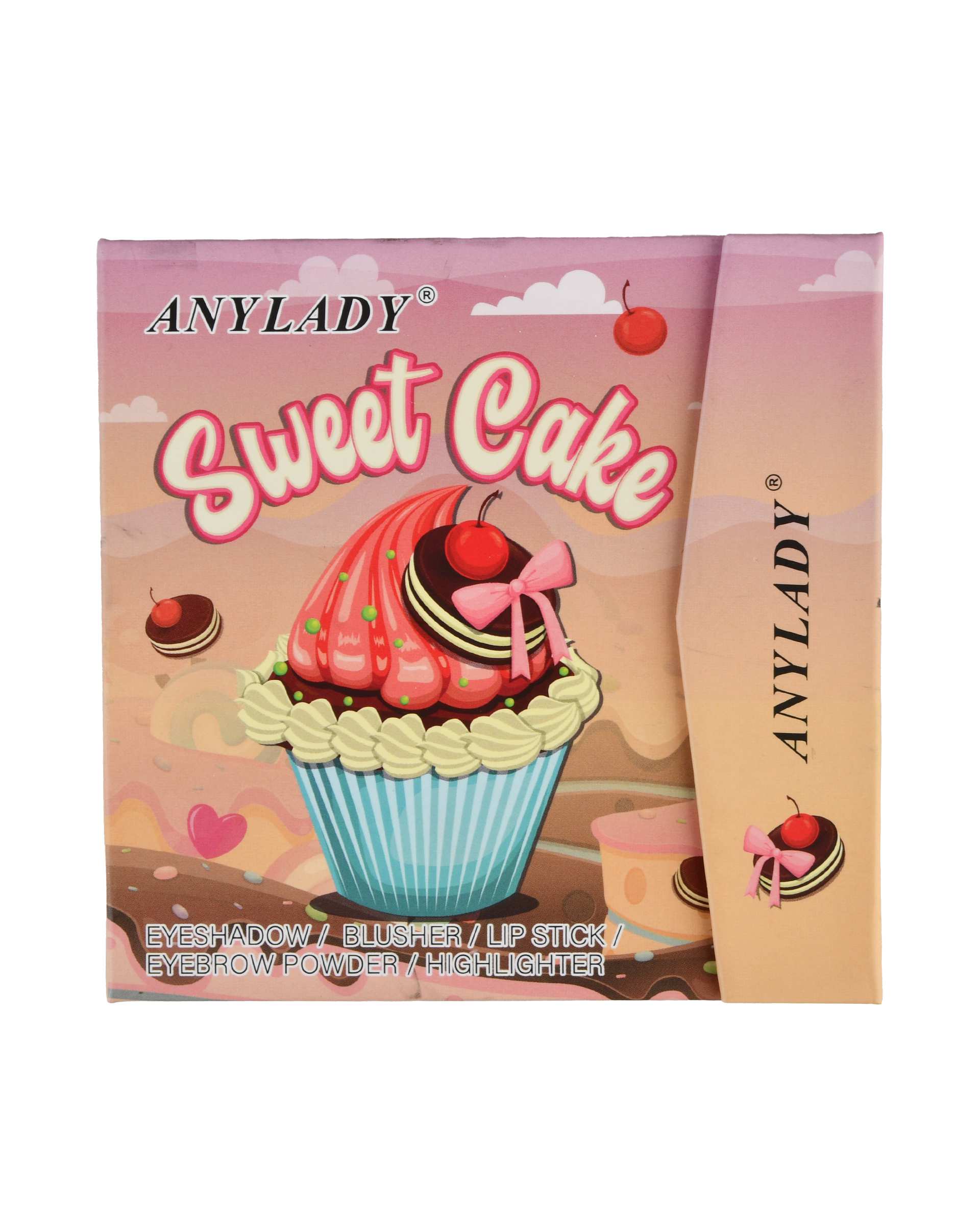 پالت سایه چشم و آرایش صورت انی لیدی ANY LADY مدل cute cake کد 001