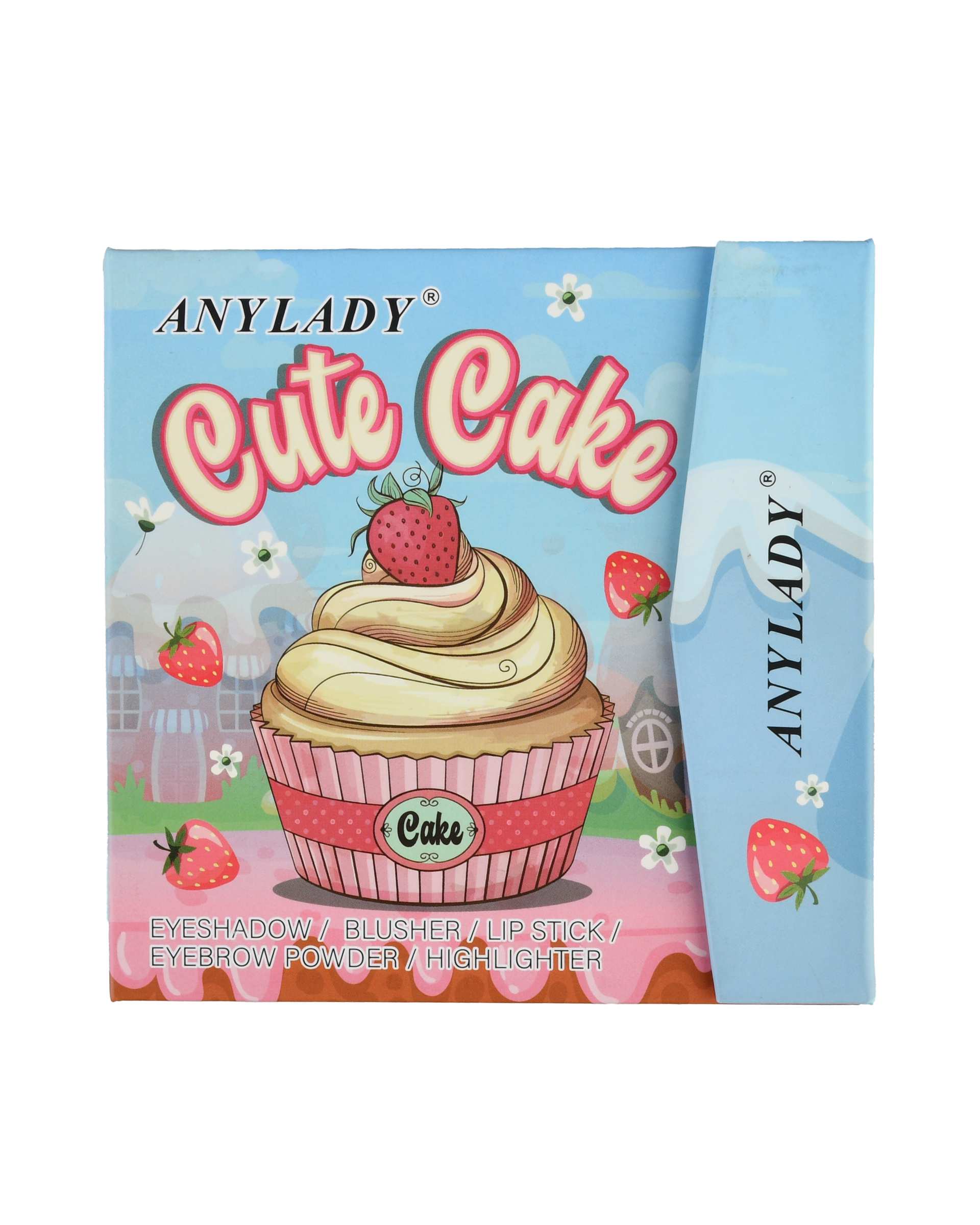 پالت سایه چشم و آرایش صورت انی لیدی ANY LADY مدل cute cake کد 002