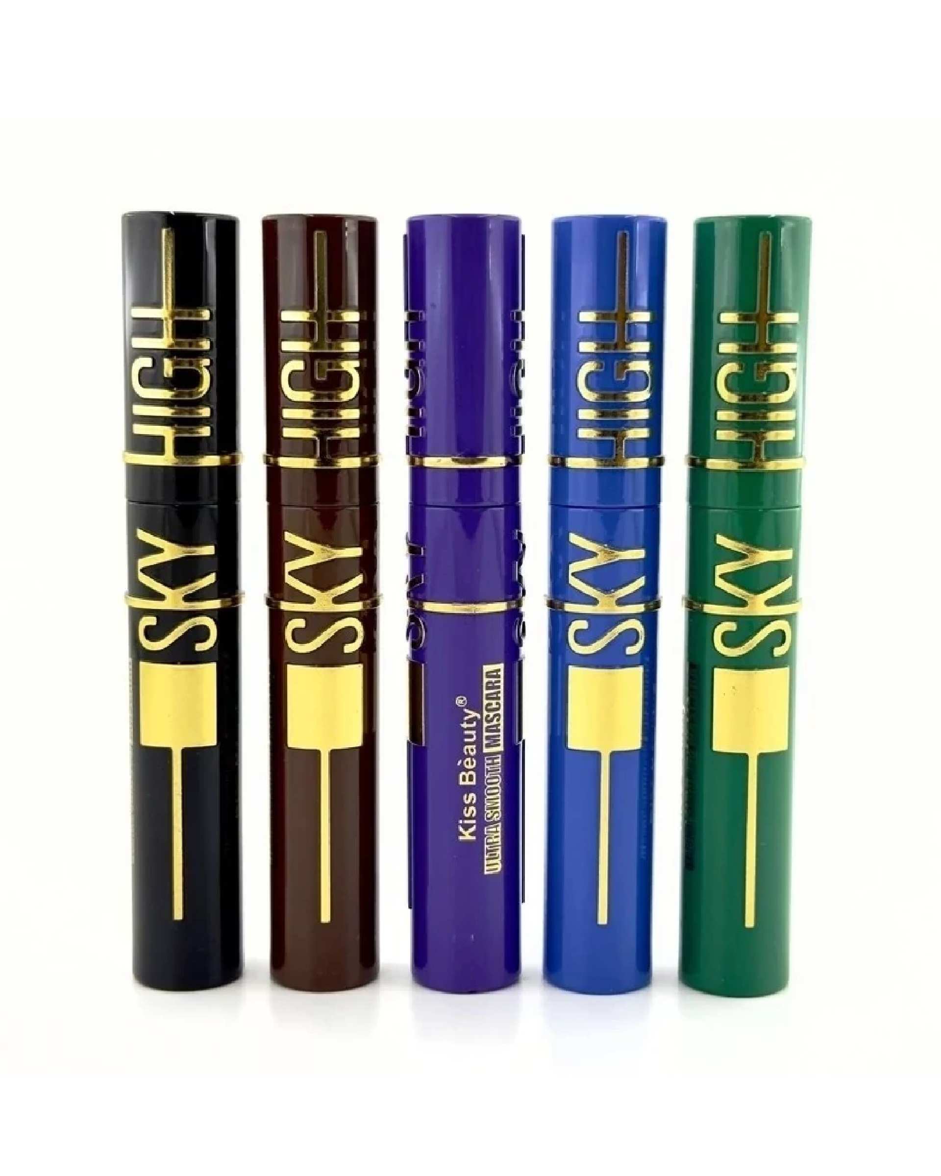 ریمل چشم فانتزی و حجم دهنده بنفش کیس بیوتی kiss beauty مدل Sky High