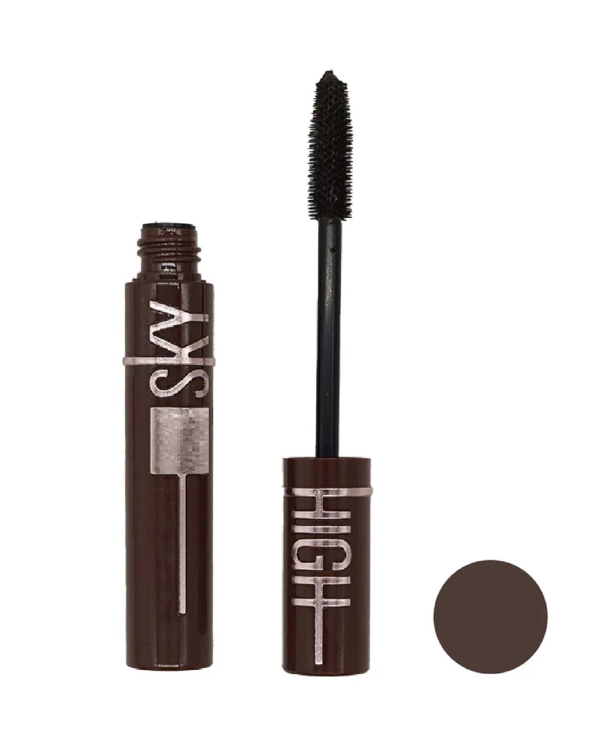 ریمل چشم فانتزی و حجم دهنده قهوه ای کیس بیوتی kiss beauty مدل Sky High