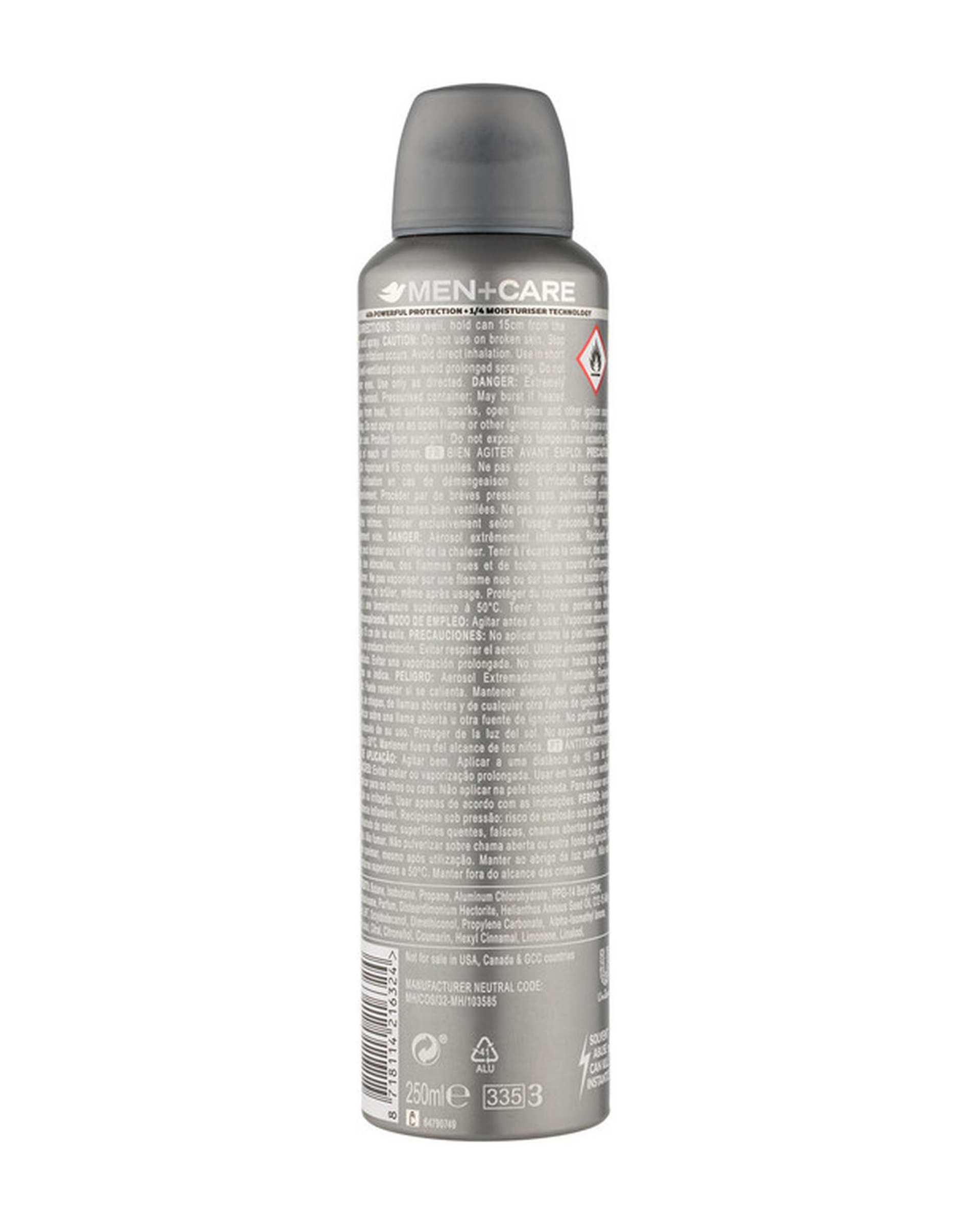 اسپری ضد تعریق مردانه داو Dove مدل Clean comfort حجم 250ml