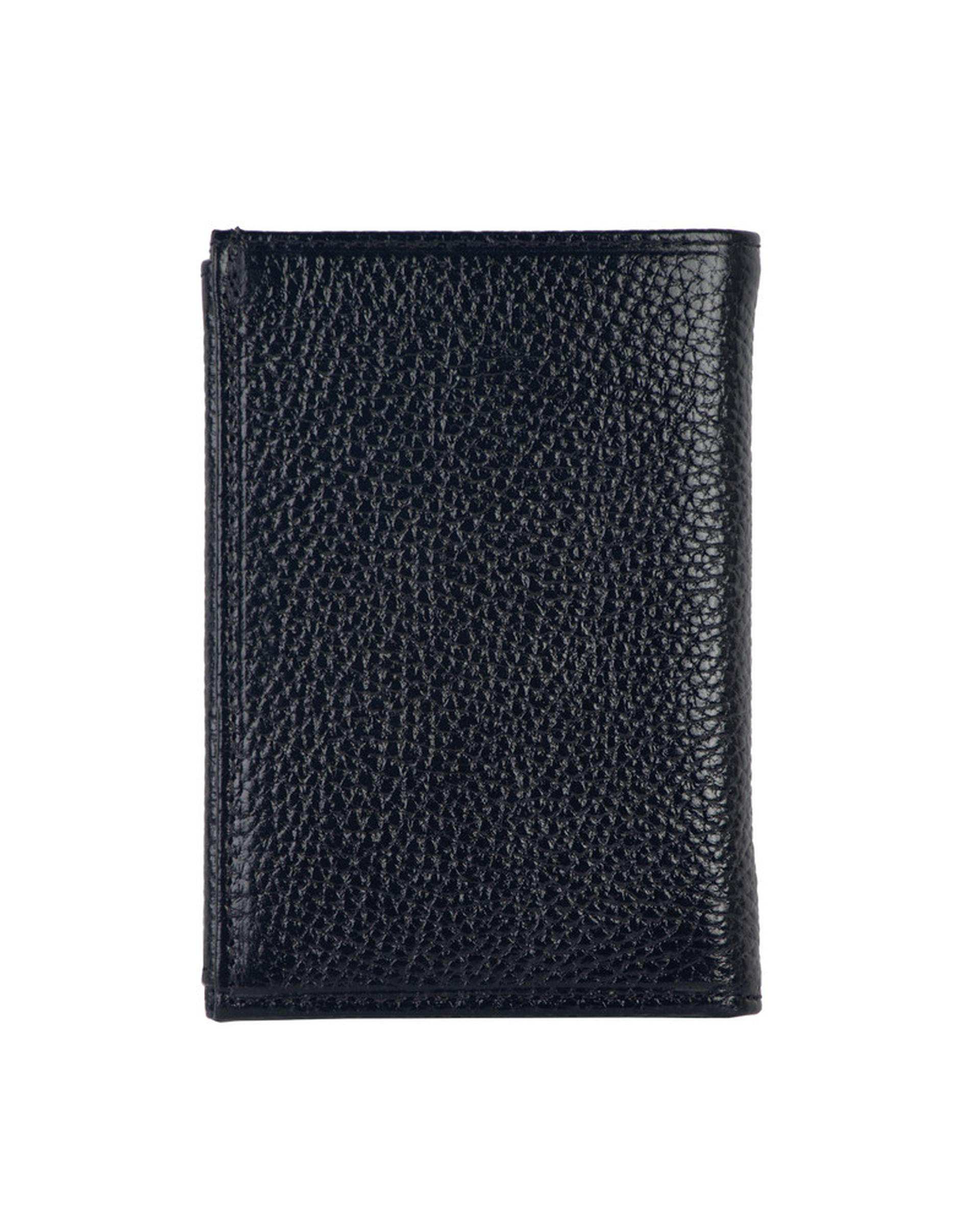 کیف پول چرم مردانه مشکی چرم بارز Charm Barez مدل DM102.1