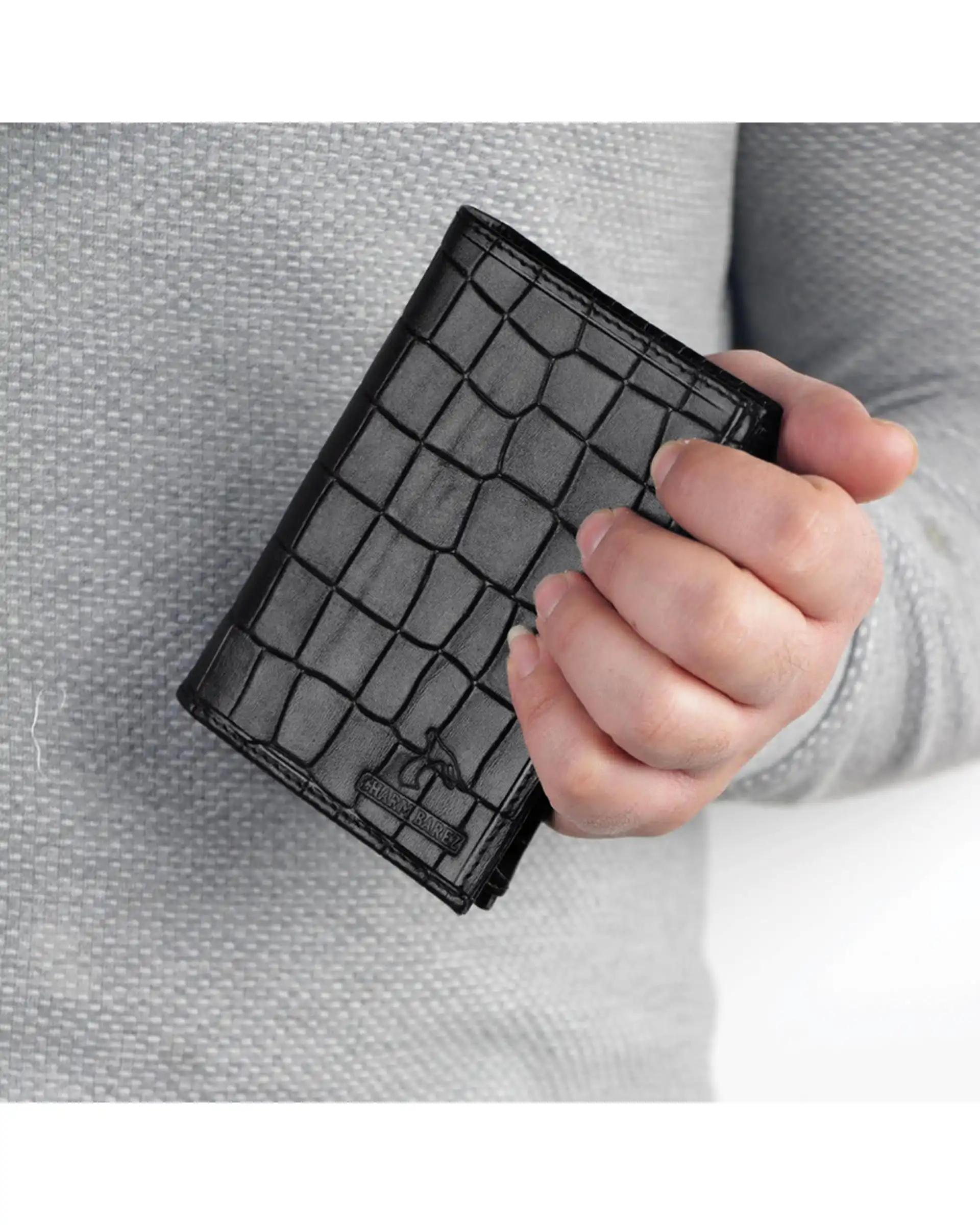 کیف پول چرم مردانه چرم بارز Charm Barez مدل DM102.PRIMA