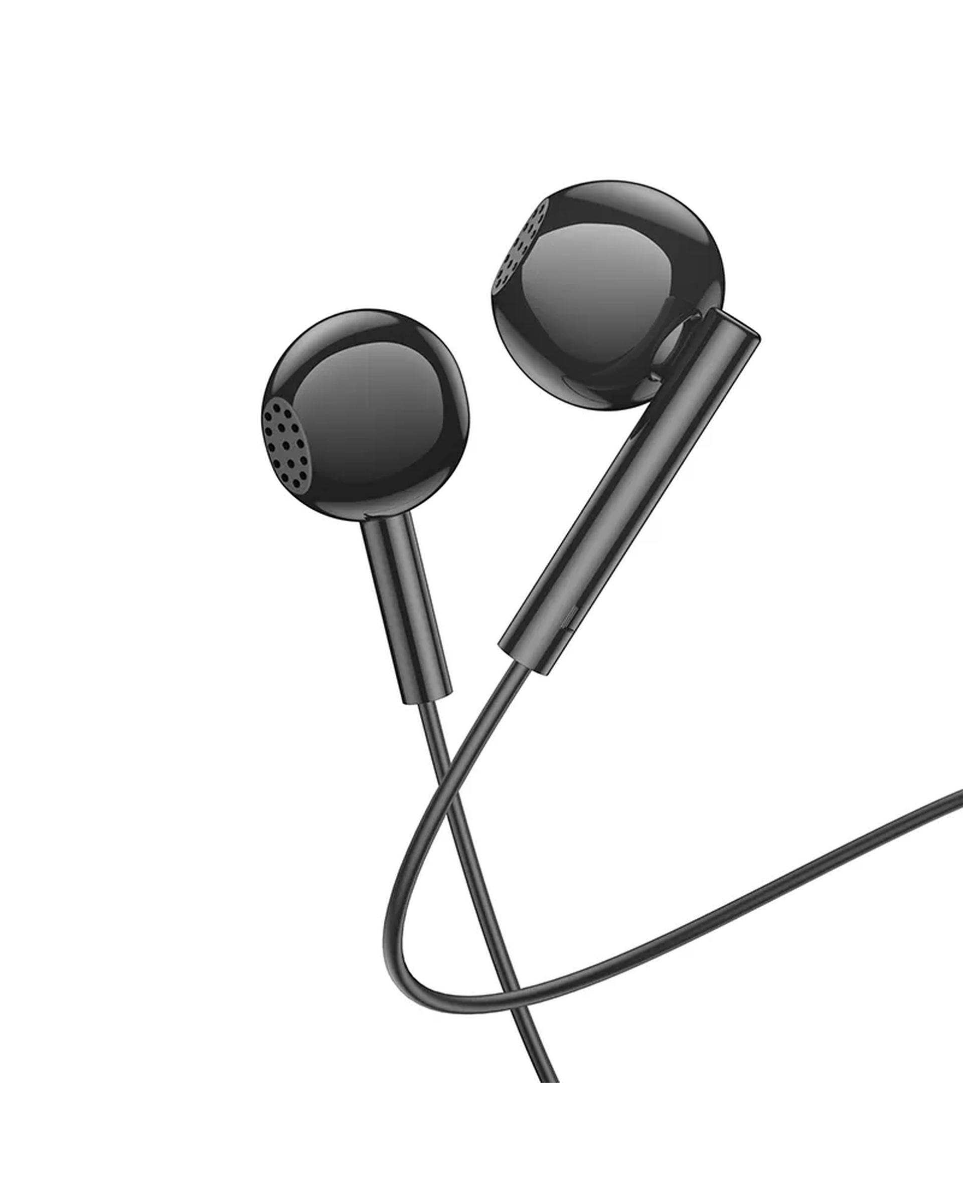 هندزفری سیمی مشکی بروفون Borofone مدل BM76 AUX
