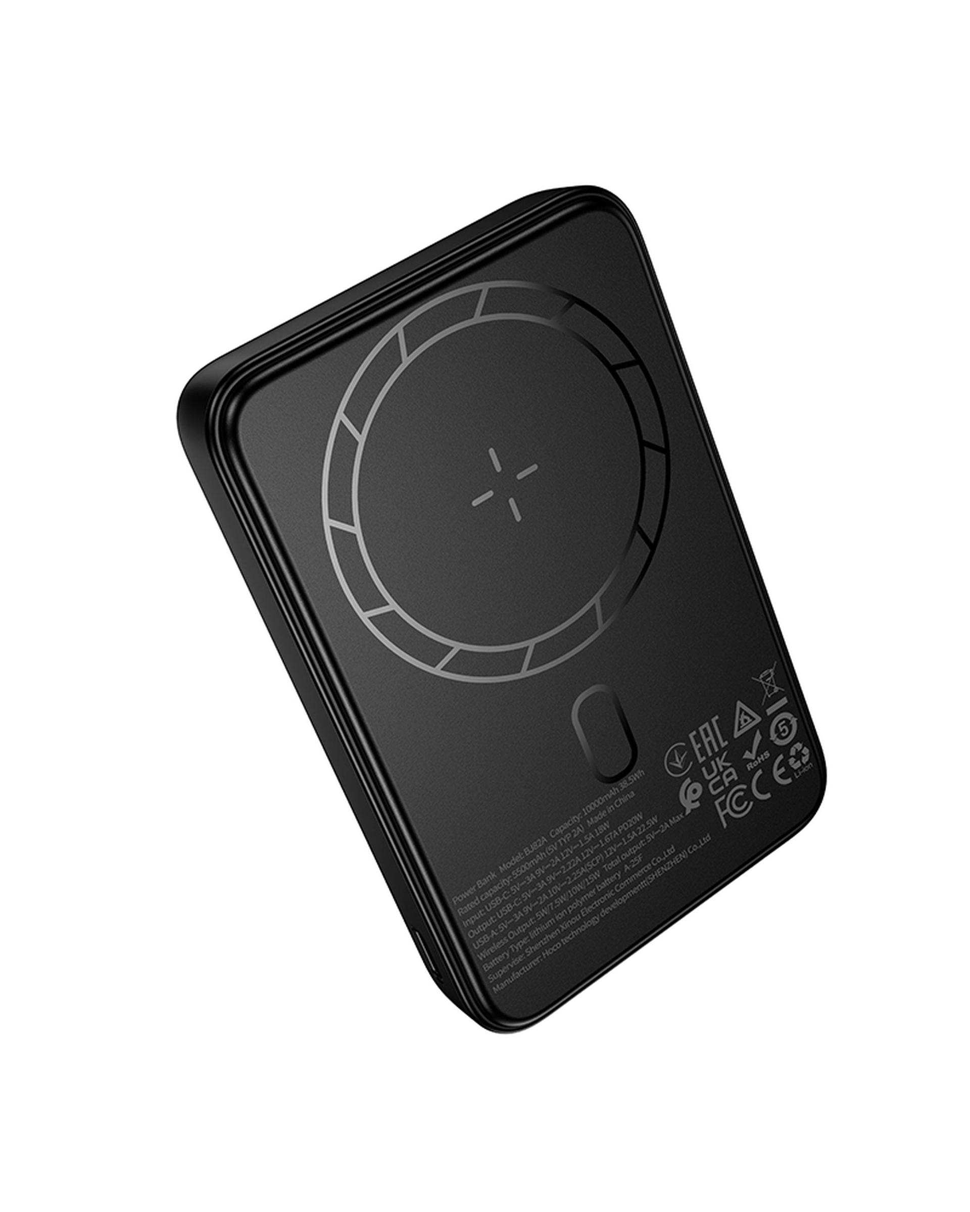 پاوربانک مشکی بروفون Borofone ظرفیت 10000 میلی آمپر ساعت مدل BJ82A