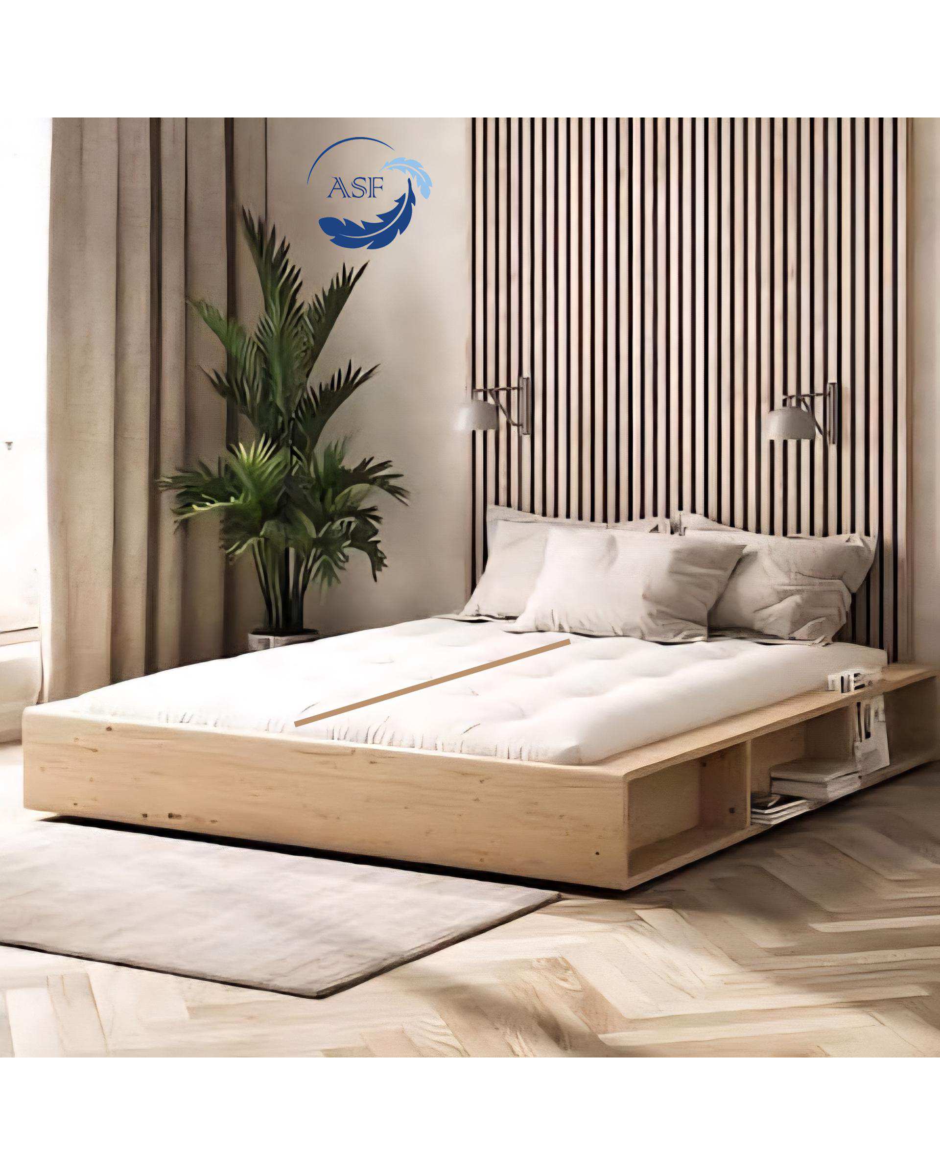 تشک دو نفره سنتی ژاپنی ای اس اف ASF مدل KUMO LITE سایز 180