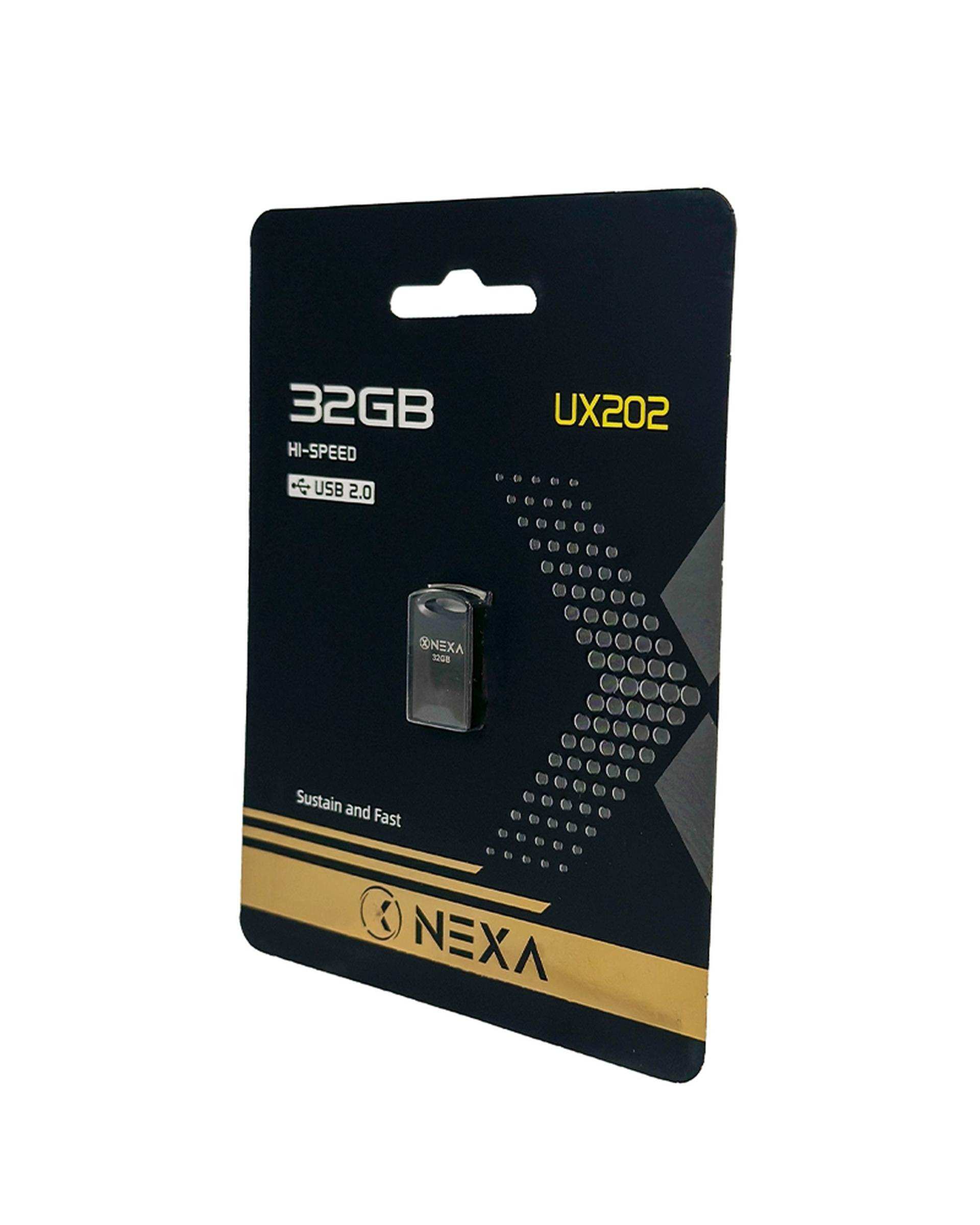 فلش مموری مشکی نکسا NEXA مدل PREMIER ظرفیت 32 گیگابایت با رابط USB 2.0