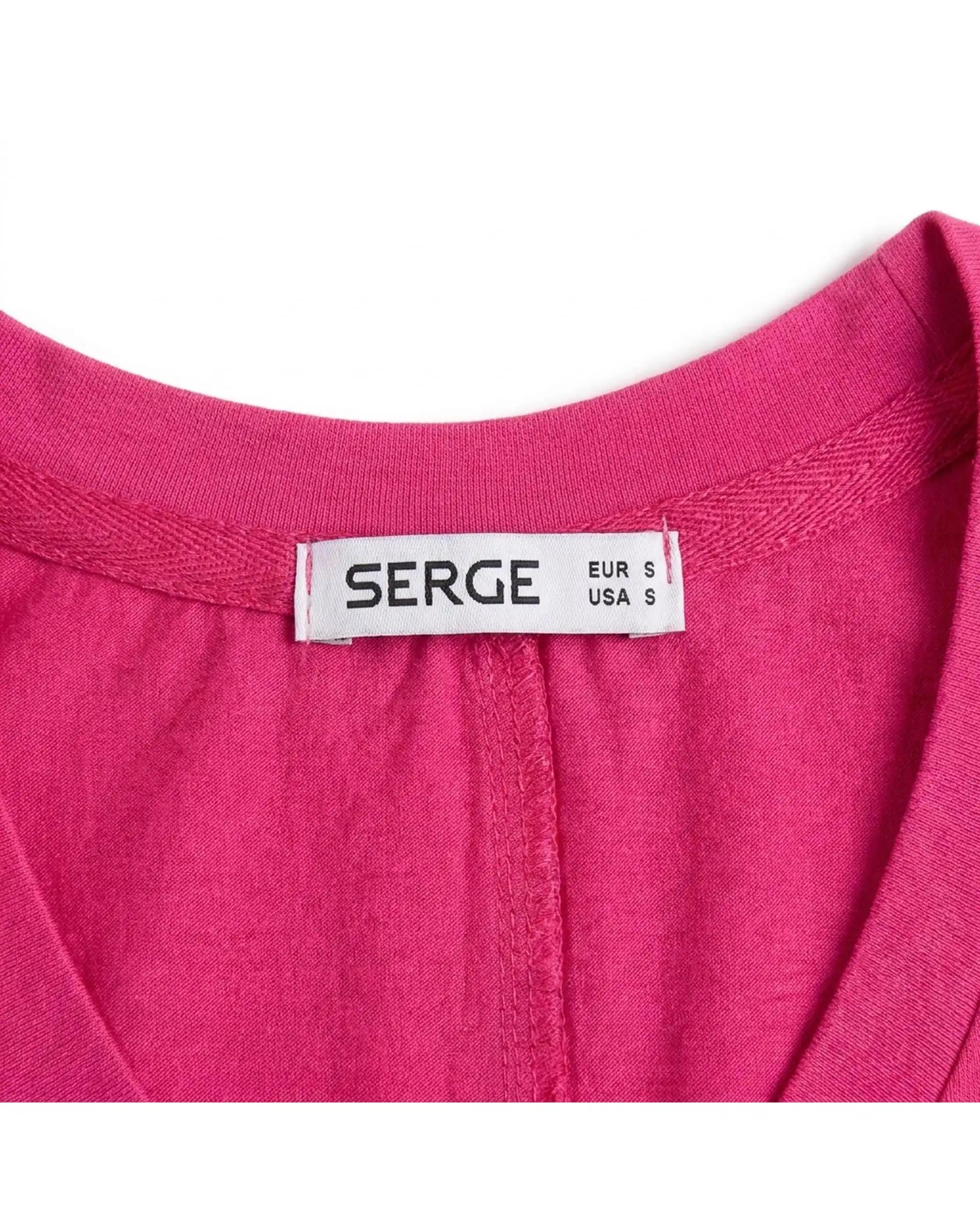 تاپ زنانه صورتی سرژه Serge کد 203616