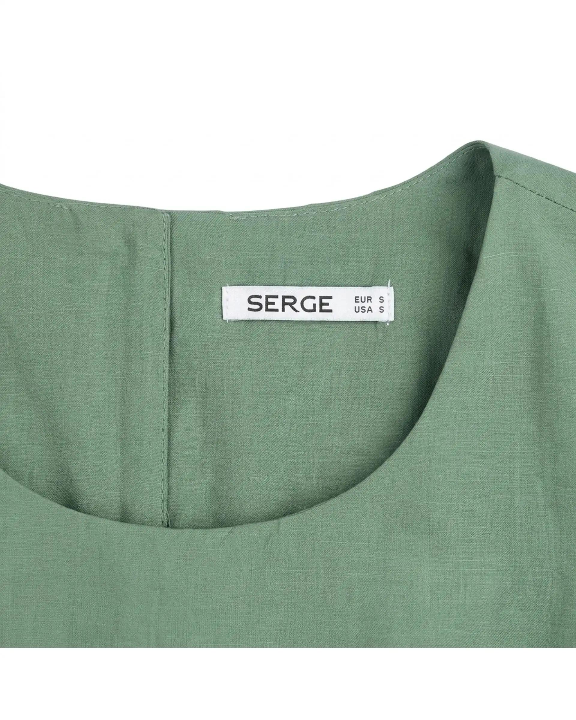 تاپ زنانه سبز سدری سرژه Serge کد 2026601
