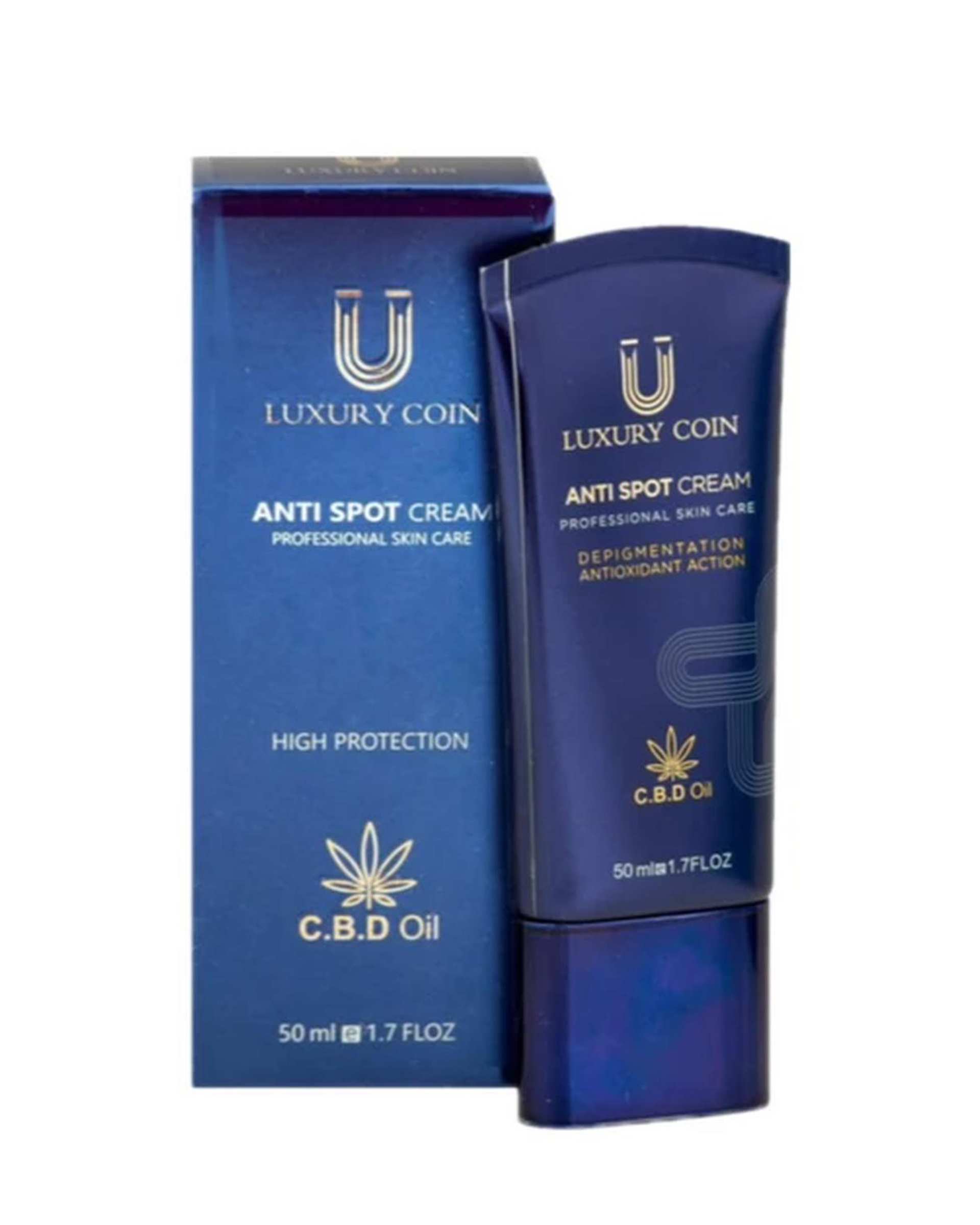 کرم ضد لک و روشن کننده صورت لاکچری کوین Luxury Coin حجم 50ml