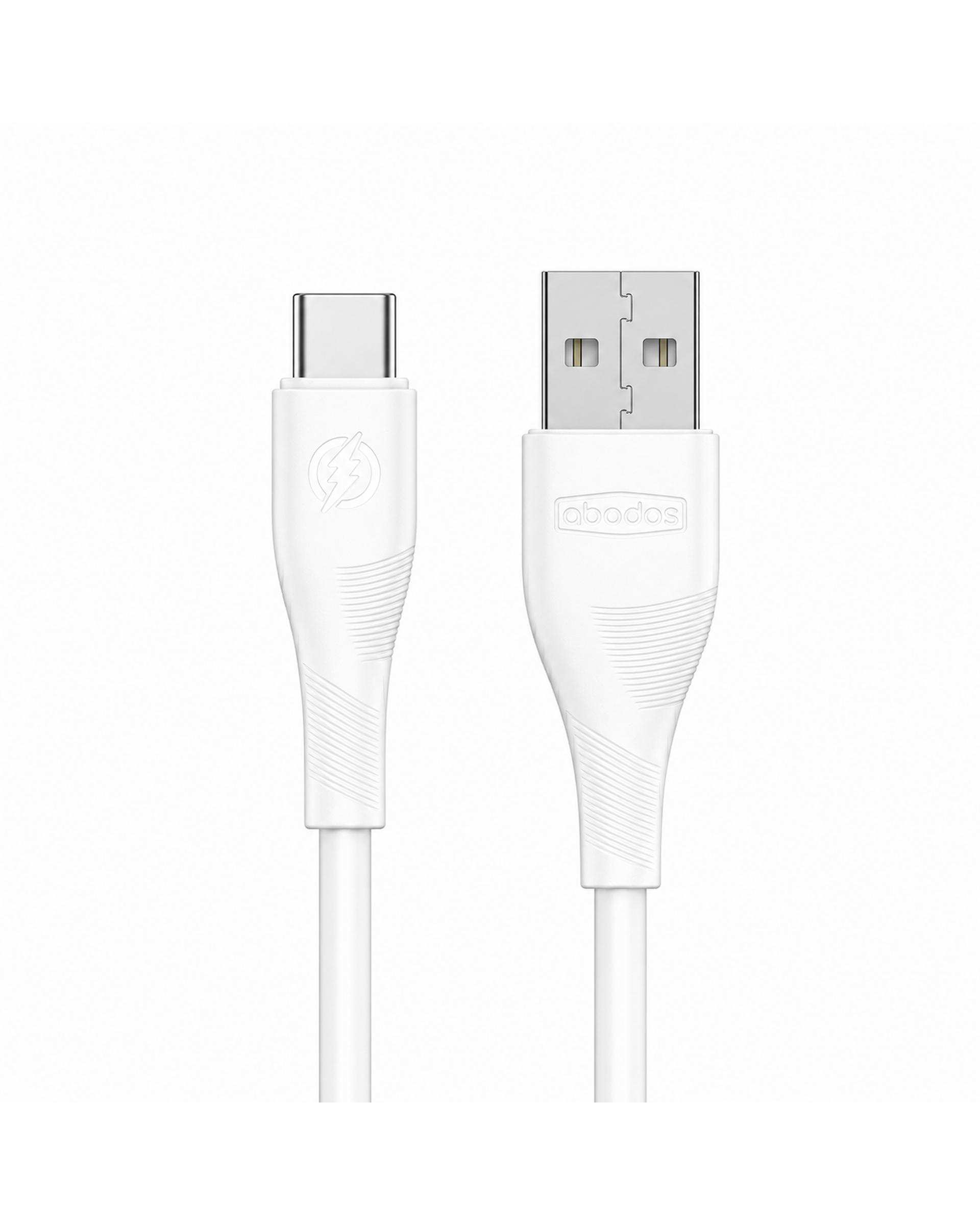 کابل شارژ Type-c سفید آبادوس Abodos مدل AS-DS390