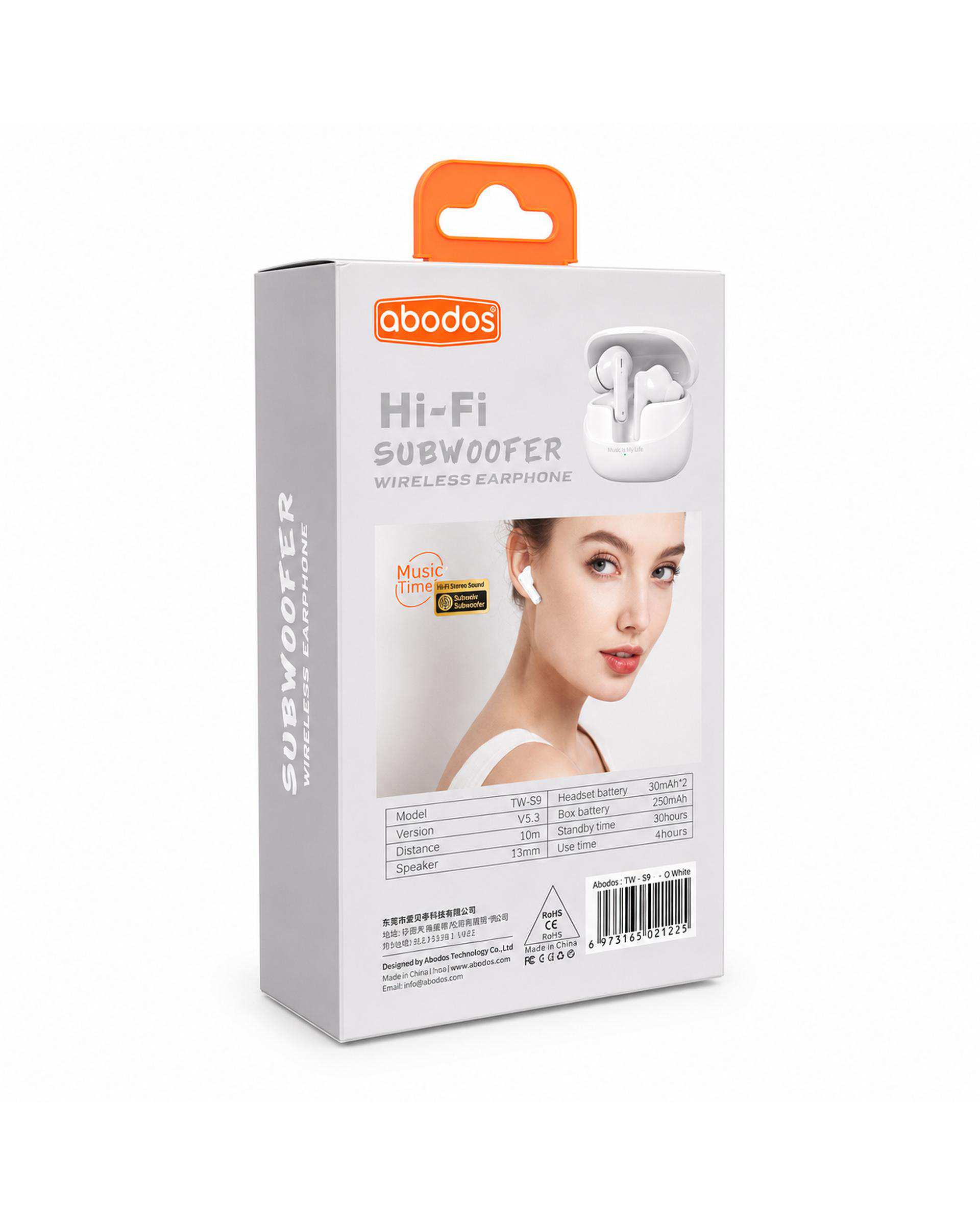 ایرپاد سفید آبادوس Abodos مدل TW-53