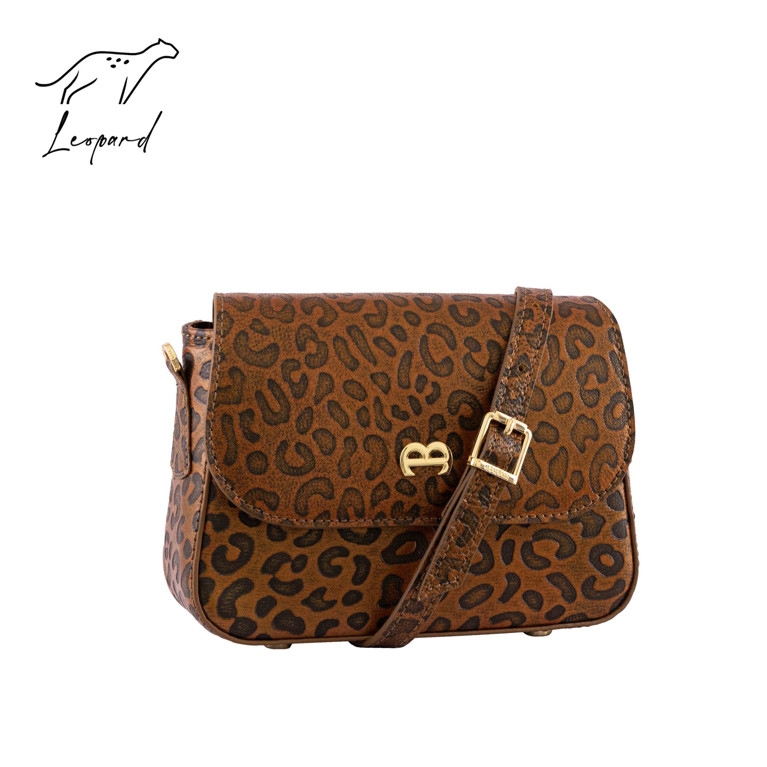 کیف دوشی چرم زنانه منط Mante کد B214