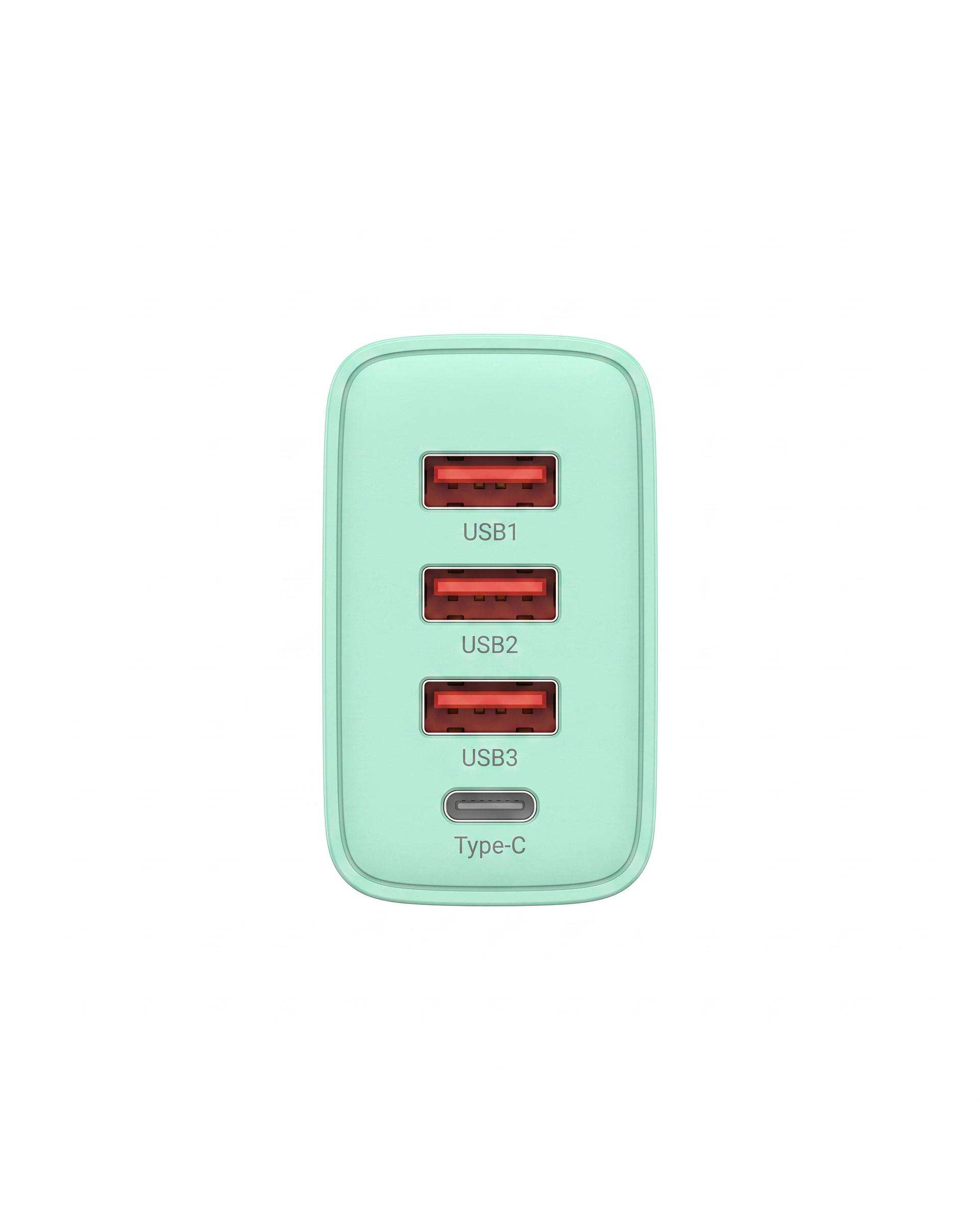 شارژر دیواری آبی آبادوس Abodos مدل AS-CS293KIT به همراه کابل Type-c