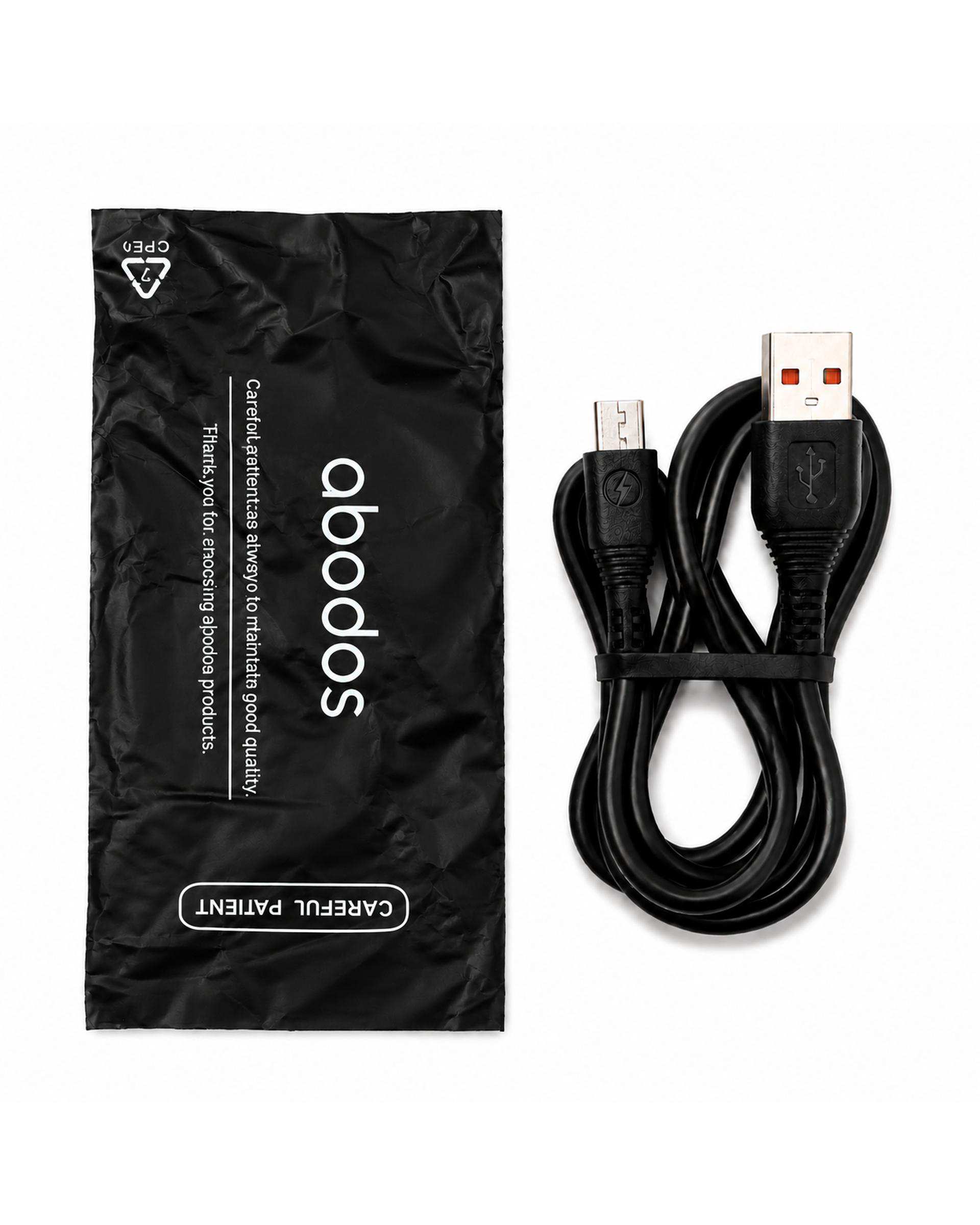 کابل شارژ Micro مشکی آبادوس Abodos مدل AS-DS350