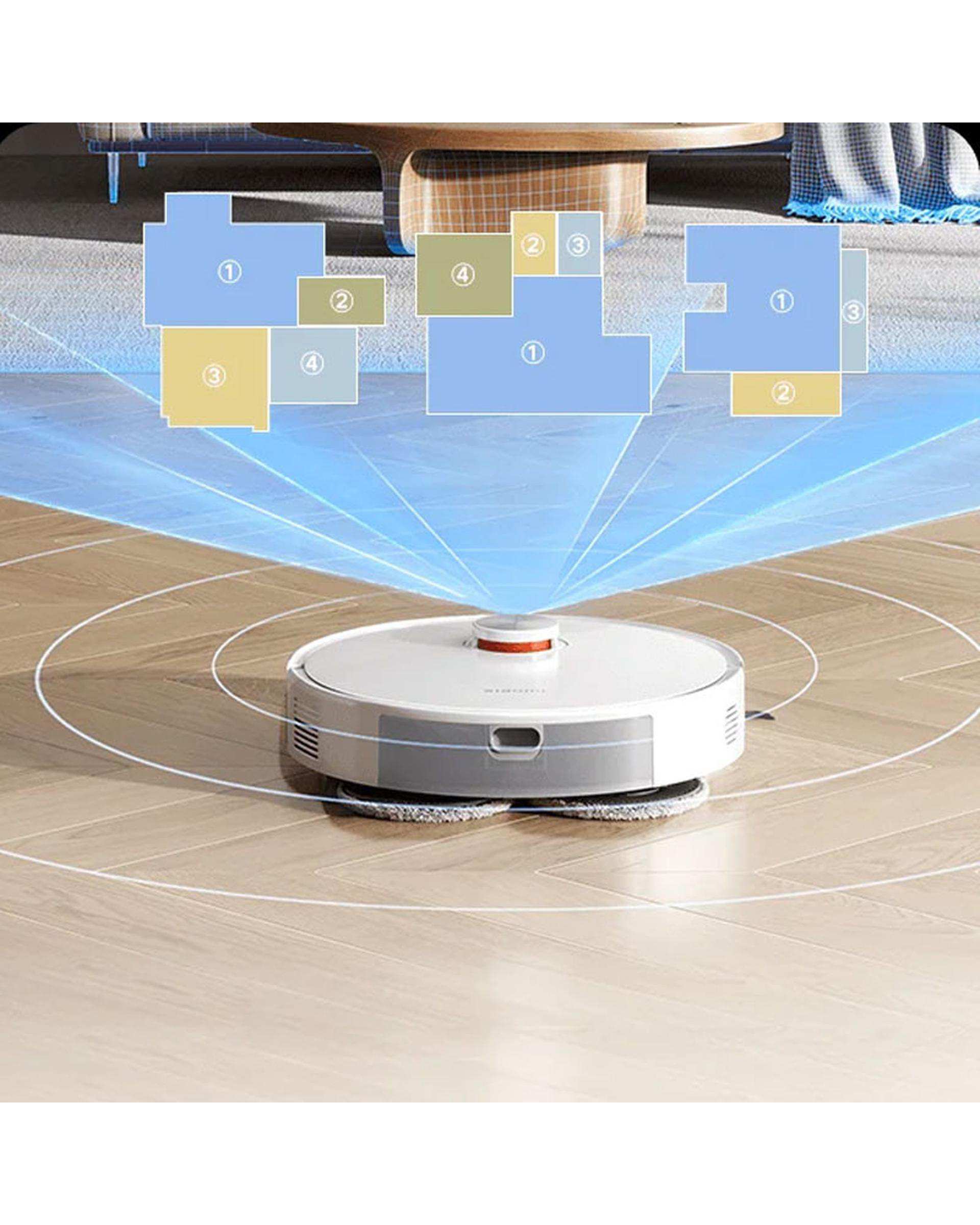 جارو رباتیک سفید شیائومی Xiaomi مدل robot vacuum S40 pro
