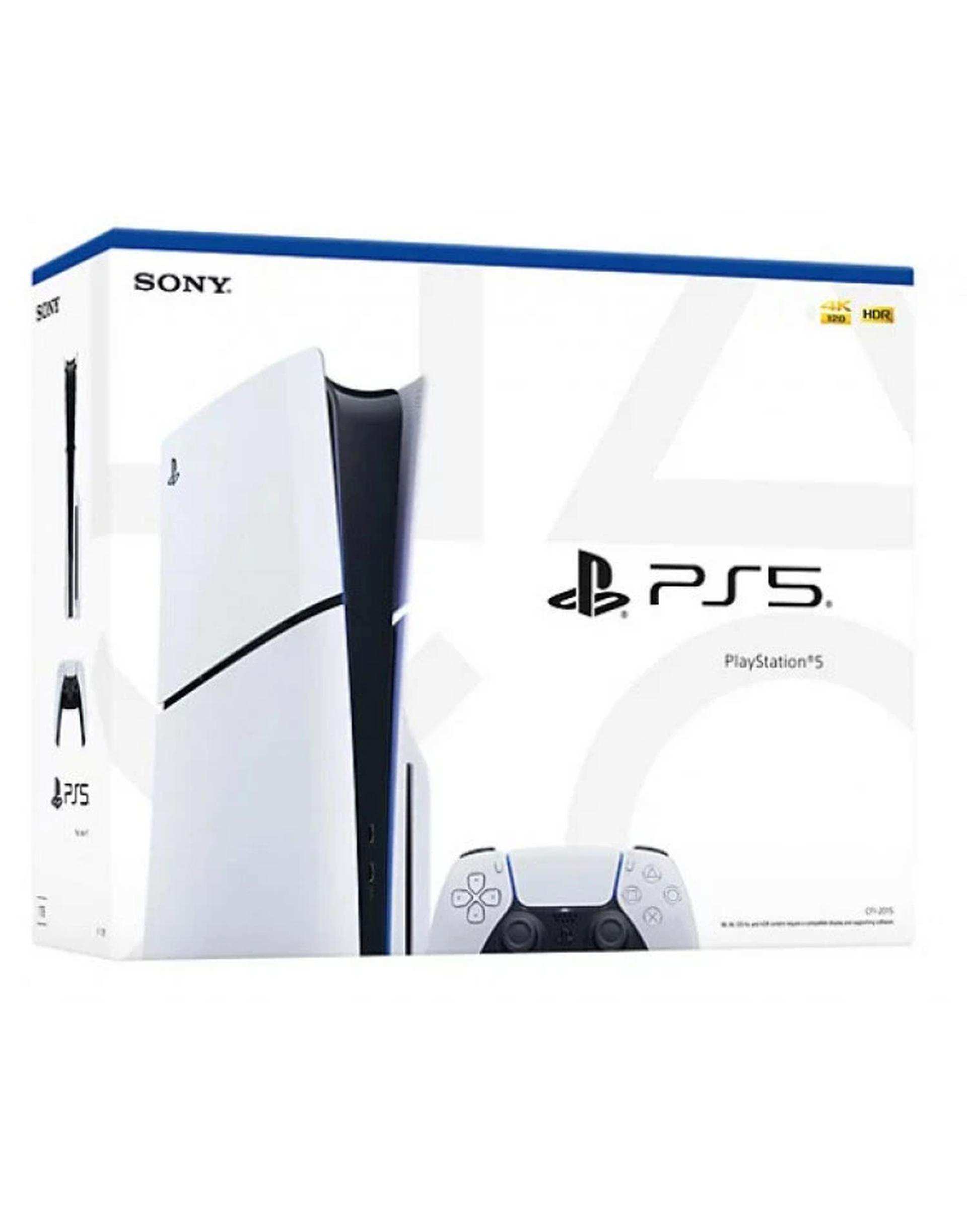 کنسول بازی سونی مدل PlayStation 5 Slim ریجن اروپا سری 2016A نسخه دیسکخور ظرفیت یک ترابایت