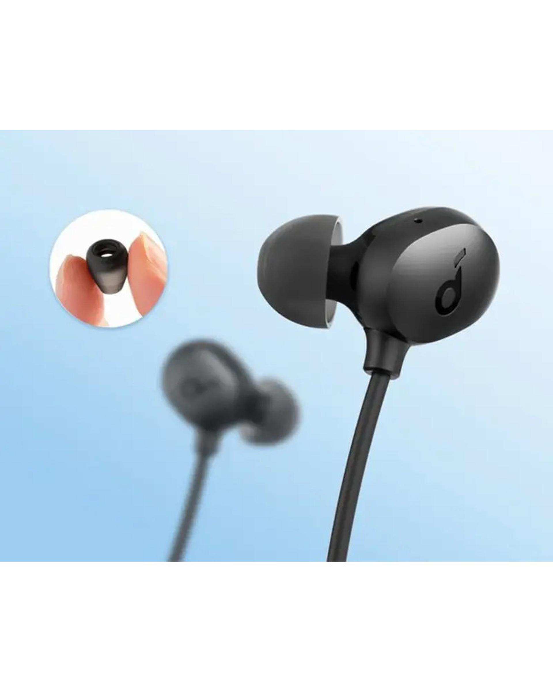 هندزفری بلوتوثی گردنی مشکی انکر Anker مدل SoundCore Life U2i