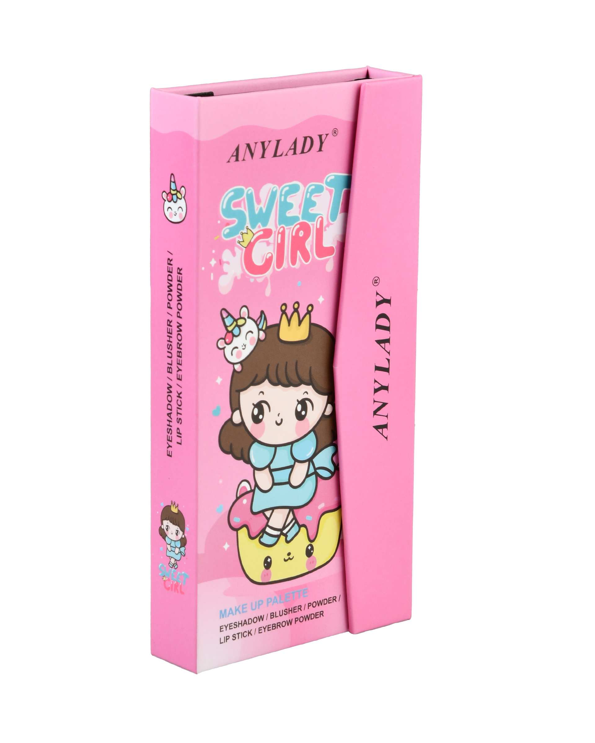 پالت سایه چشم چند کاره انی لیدی ANY LADY مدل SWEET CIRL کد 002