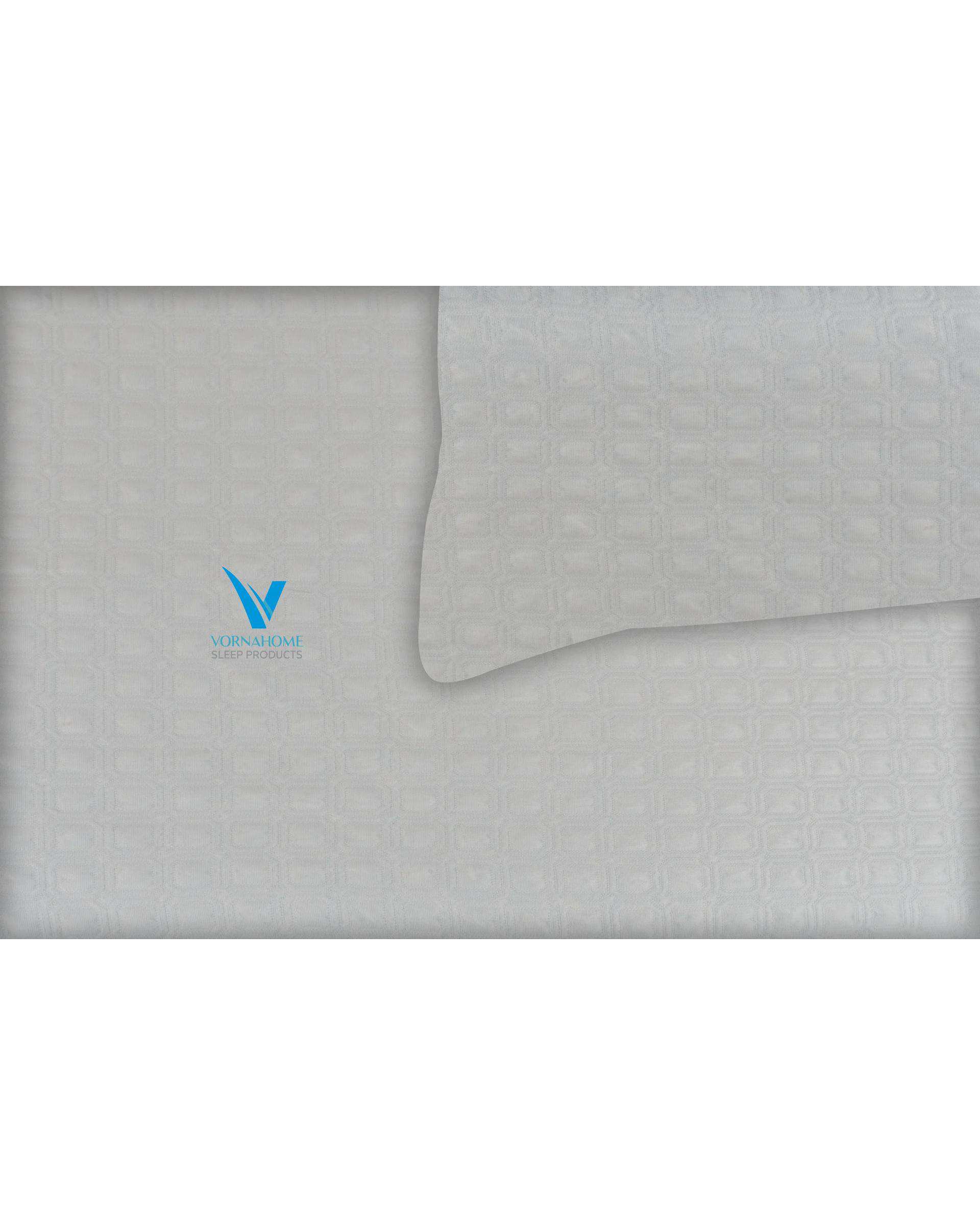 محافظ تشک یک نفره سایز 80×180 ضد آب کامفورت سفید ورنا هوم Vornahome