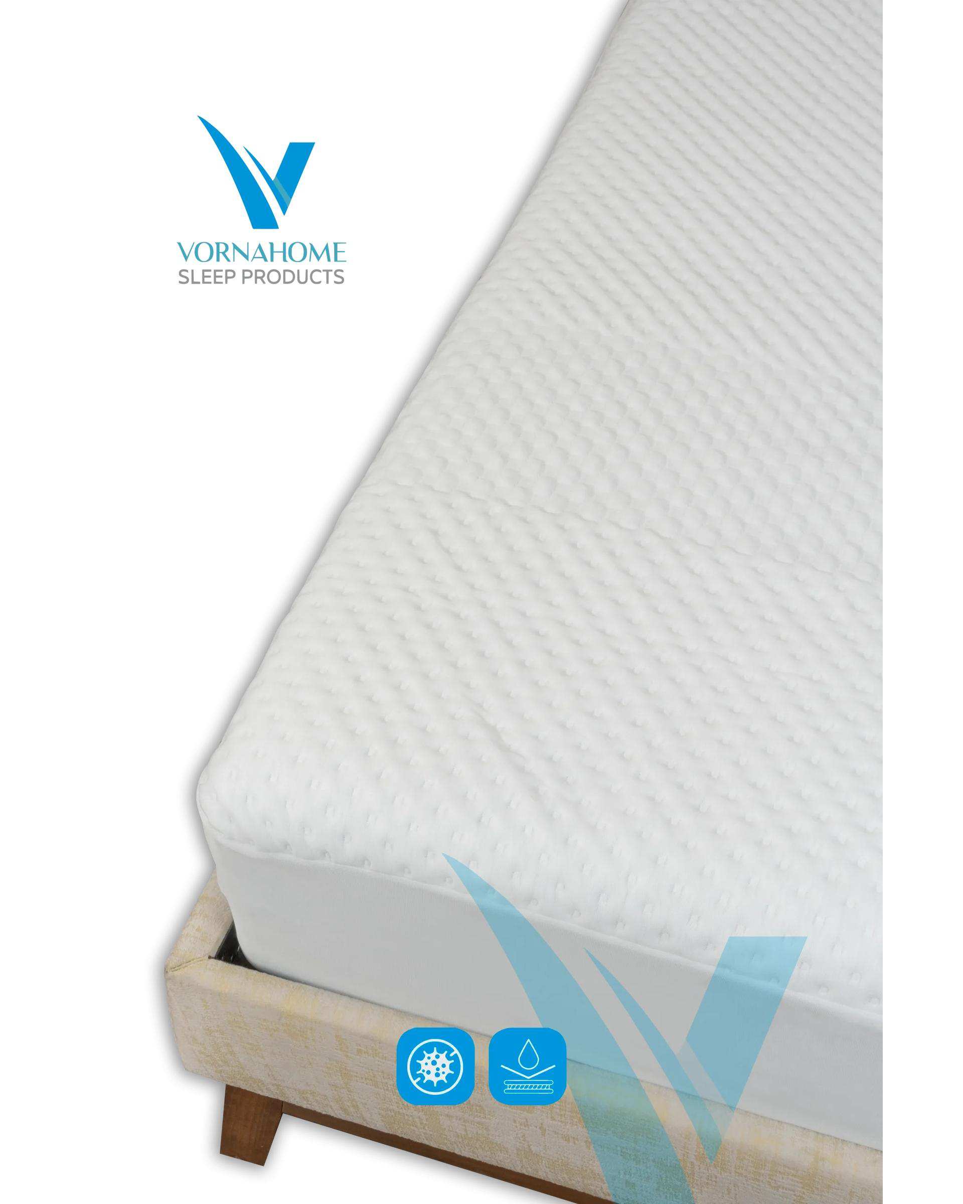 محافظ تشک دو نفره سایز 200×200 ضد آب الیت ورنا هوم Vornahome
