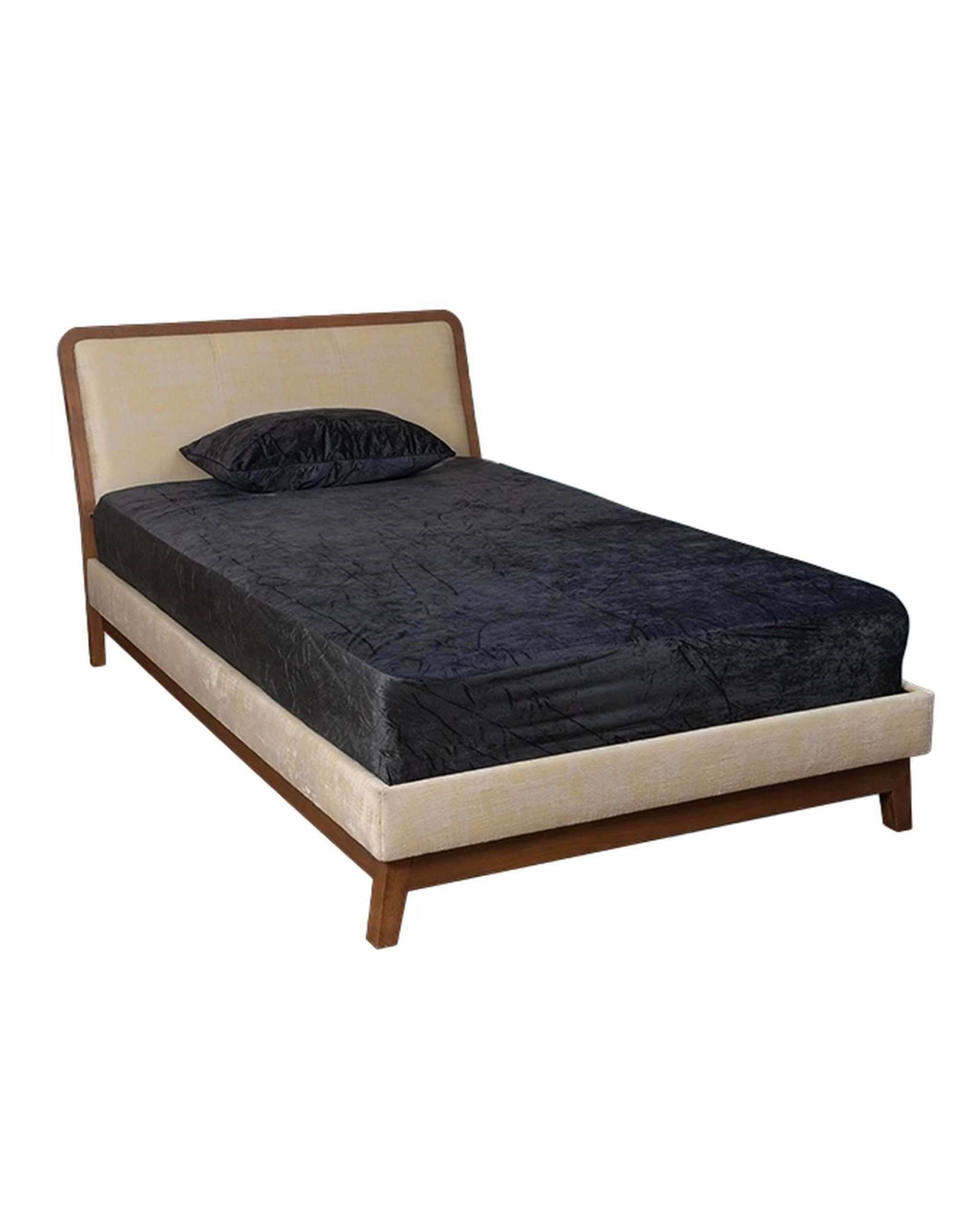 نیم ست محافظ تشک یک نفره سایز 120×200 ضد آب مشکی ورنا هوم Vornahome مدل ورنا پرو Vorna Pro