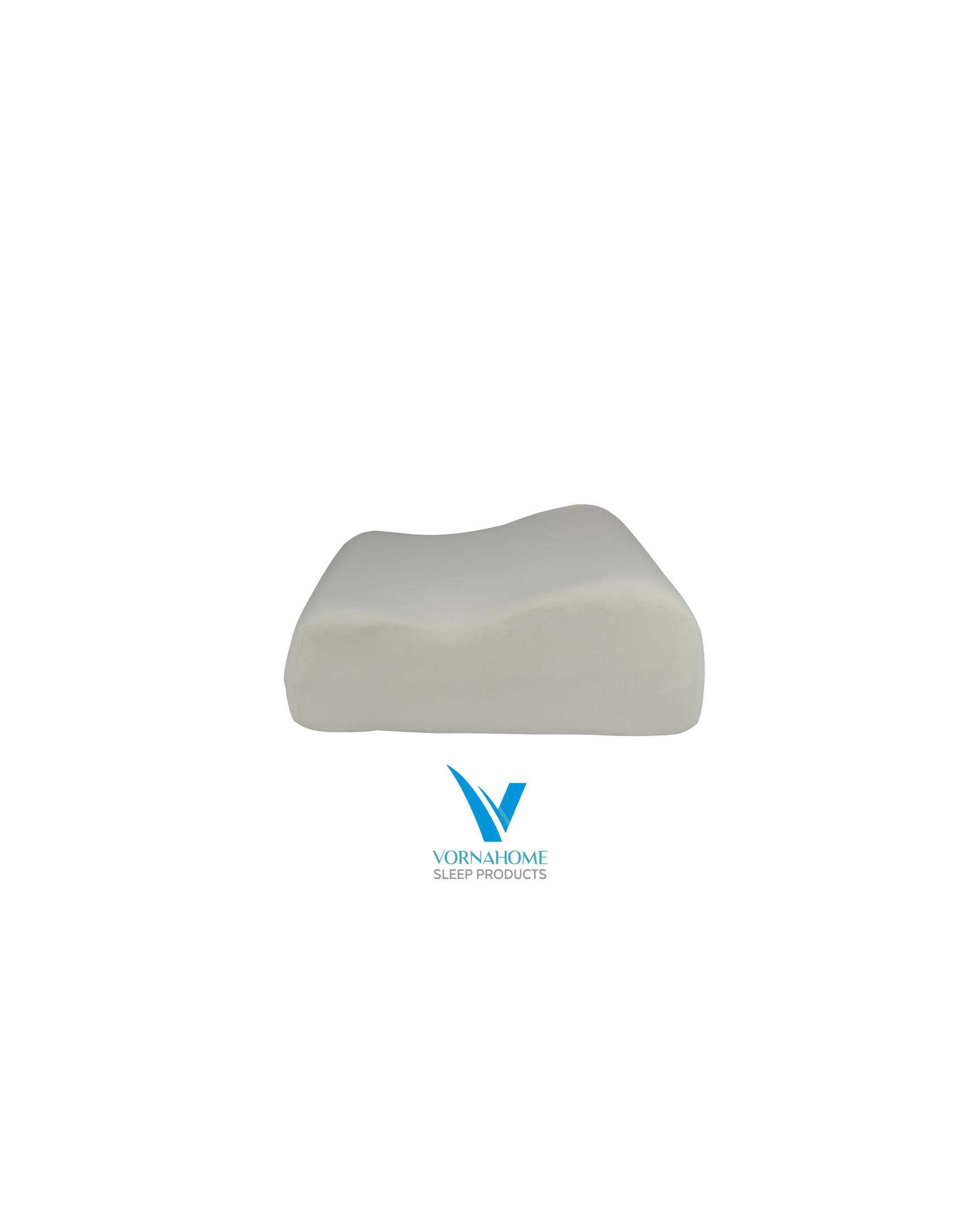 بالش مموری فوم موج سایز XL سفید ورنا هوم Vornahome