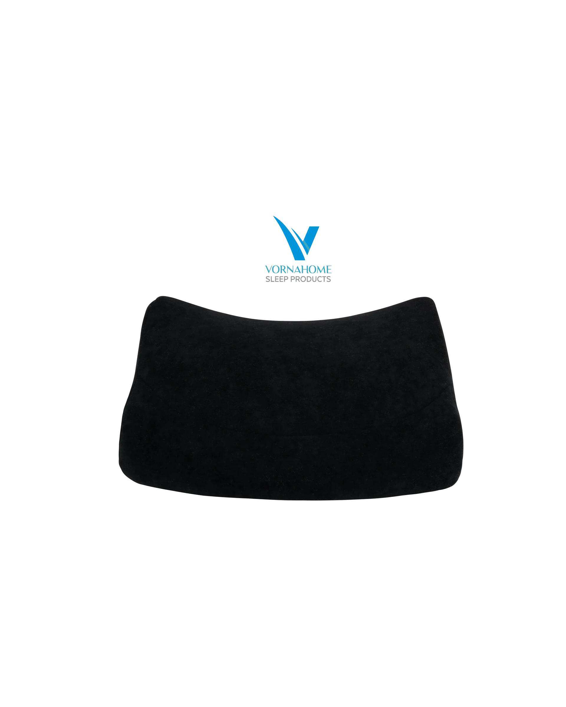 پشتی کمری طبی مموری فوم مشکی ورنا هوم Vornahome