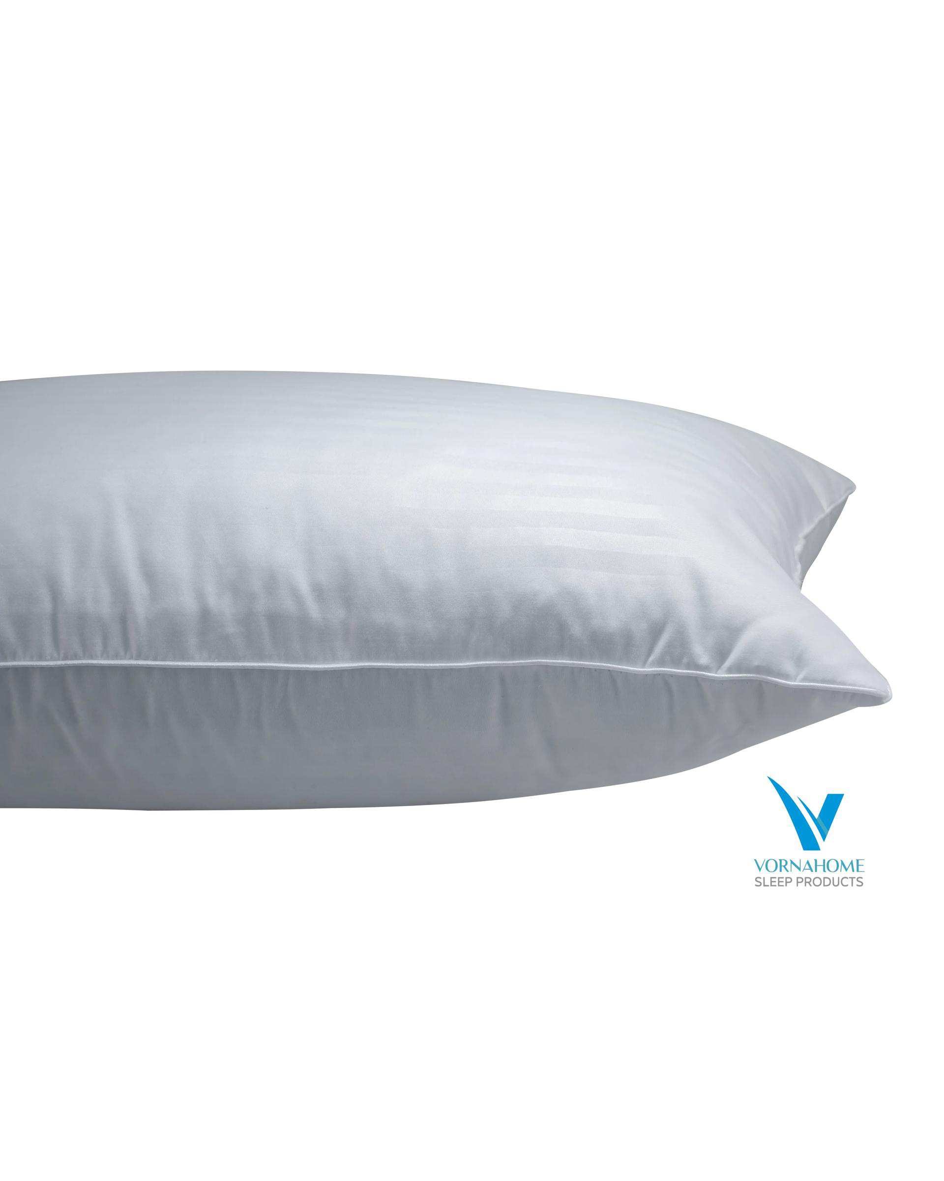 بالش الیاف امباس هتلی سایز 70×50 سفید ورنا هوم Vornahome