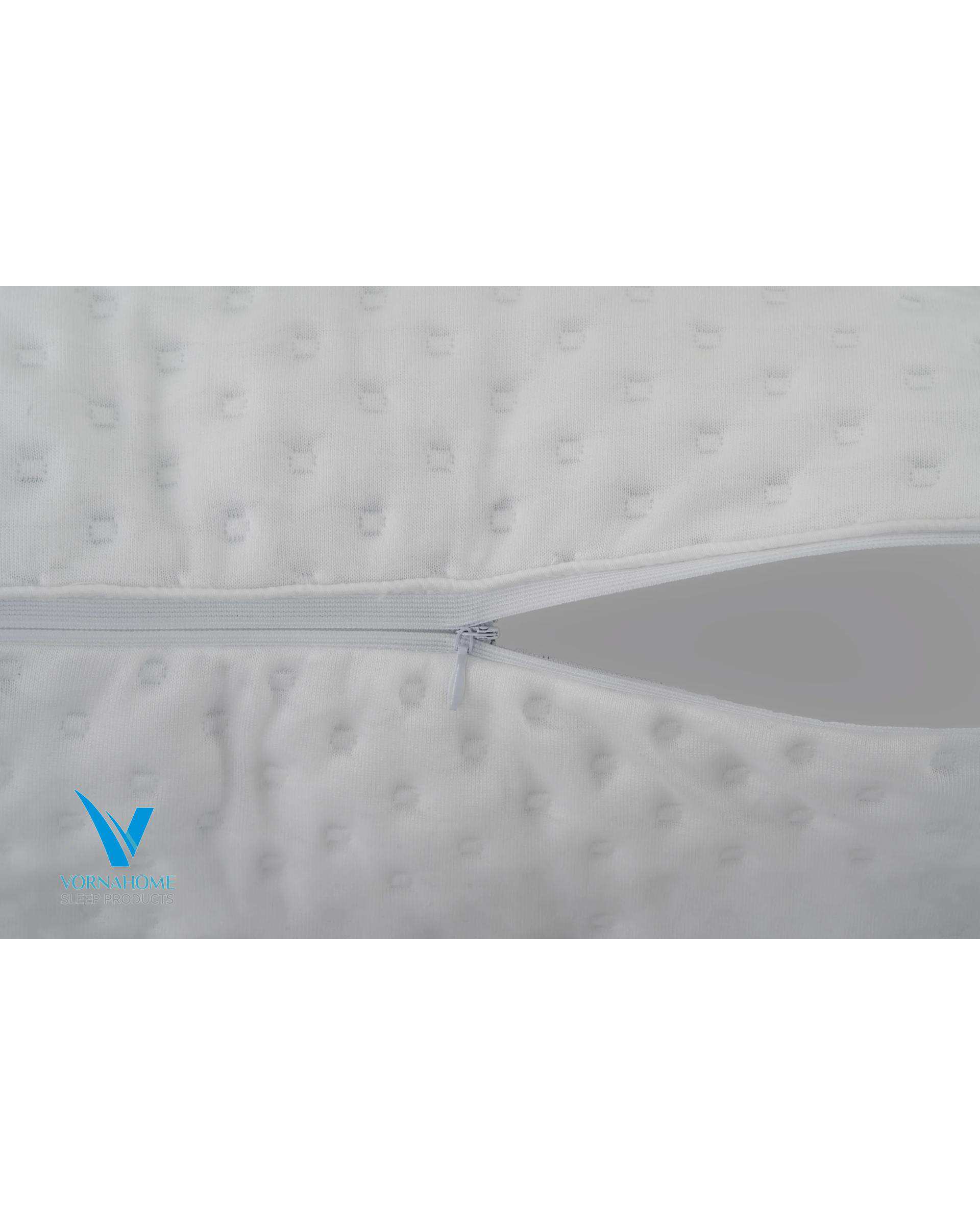 محافظ بالش ضد آب الیت سایز 70×50 سفید ورنا هوم Vornahome