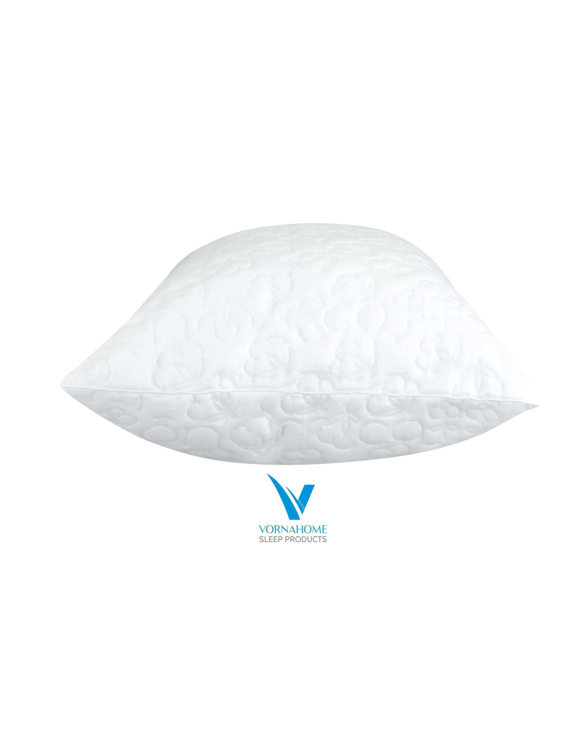 محافظ بالش ضد آب کتان سایز 70×50 سفید ورنا هوم Vornahome