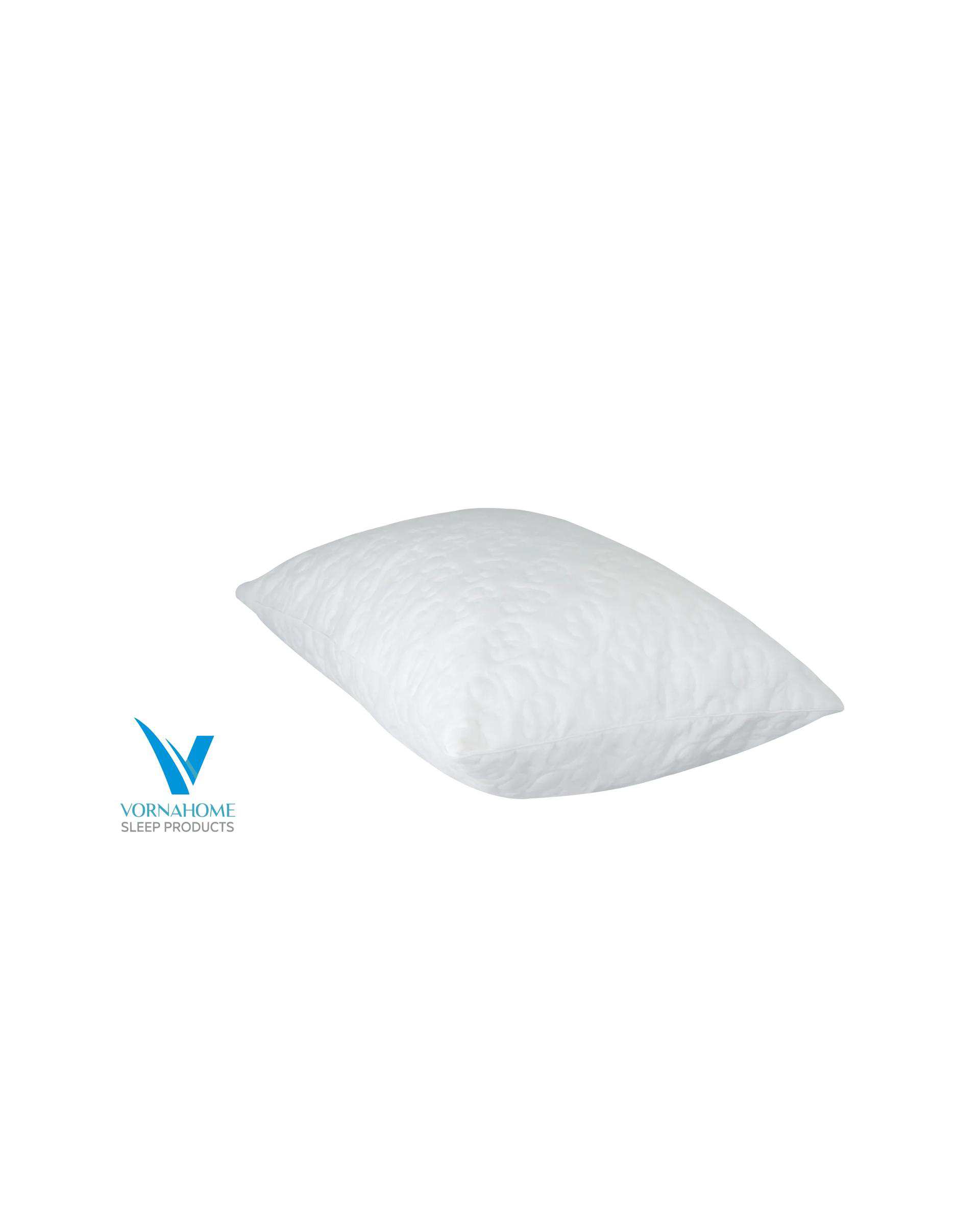 محافظ بالش ضد آب کتان سایز 70×50 سفید ورنا هوم Vornahome