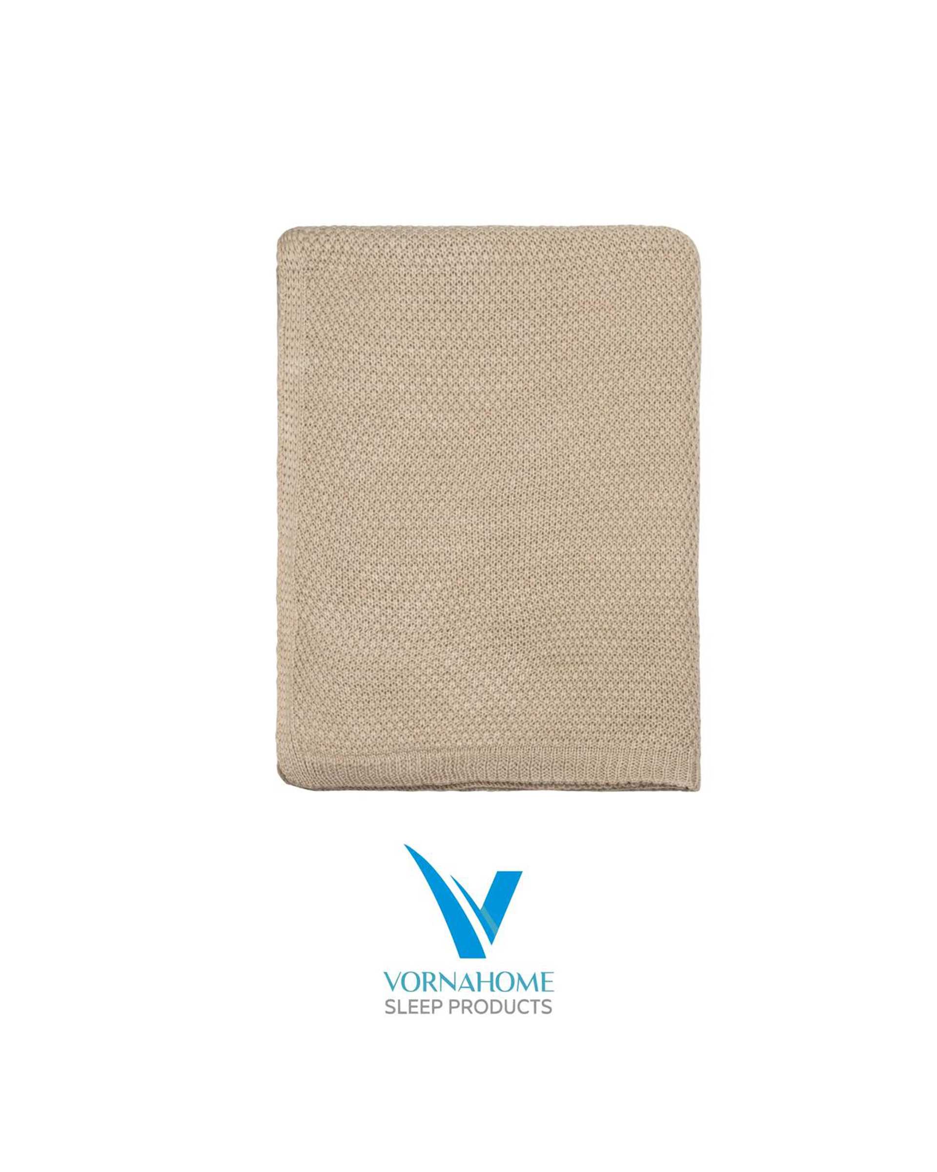 شال مبل سایز 180×140 نسکافه ای ورنا هوم Vornahome طرح کلاسیک
