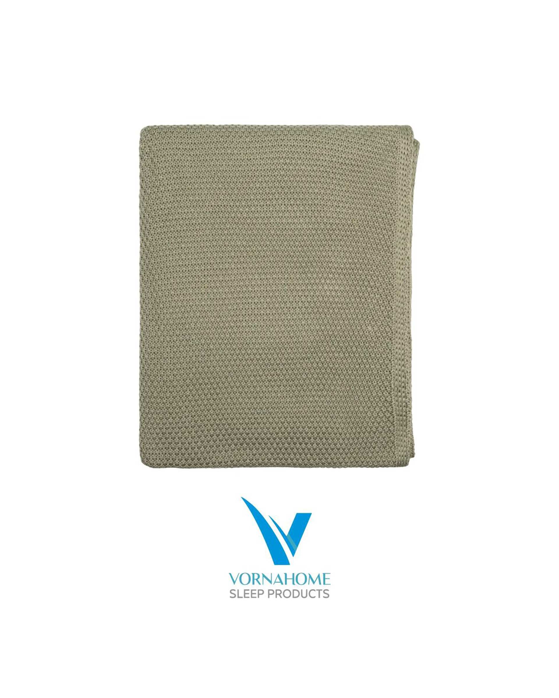 شال مبل سایز 180×140 سبز آووکادویی ورنا هوم Vornahome طرح کلاسیک