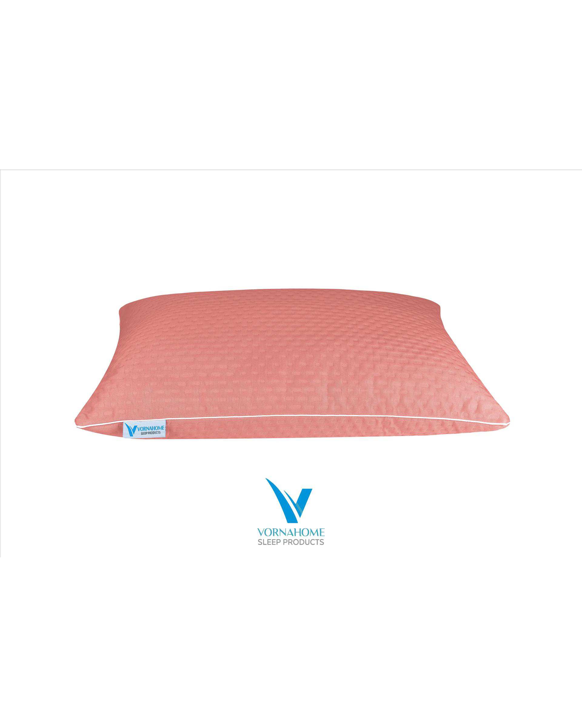 بالش الیاف سایز 70×50 صورتی تیره ورنا هوم Vornahome مدل ساده